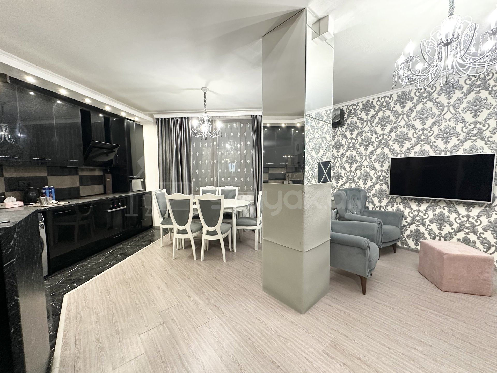 2 Սենյականոց Բնակարան Նորակառույցում, 52քմ, 8/12 հարկ, Կապիտալ Վերանորոգված