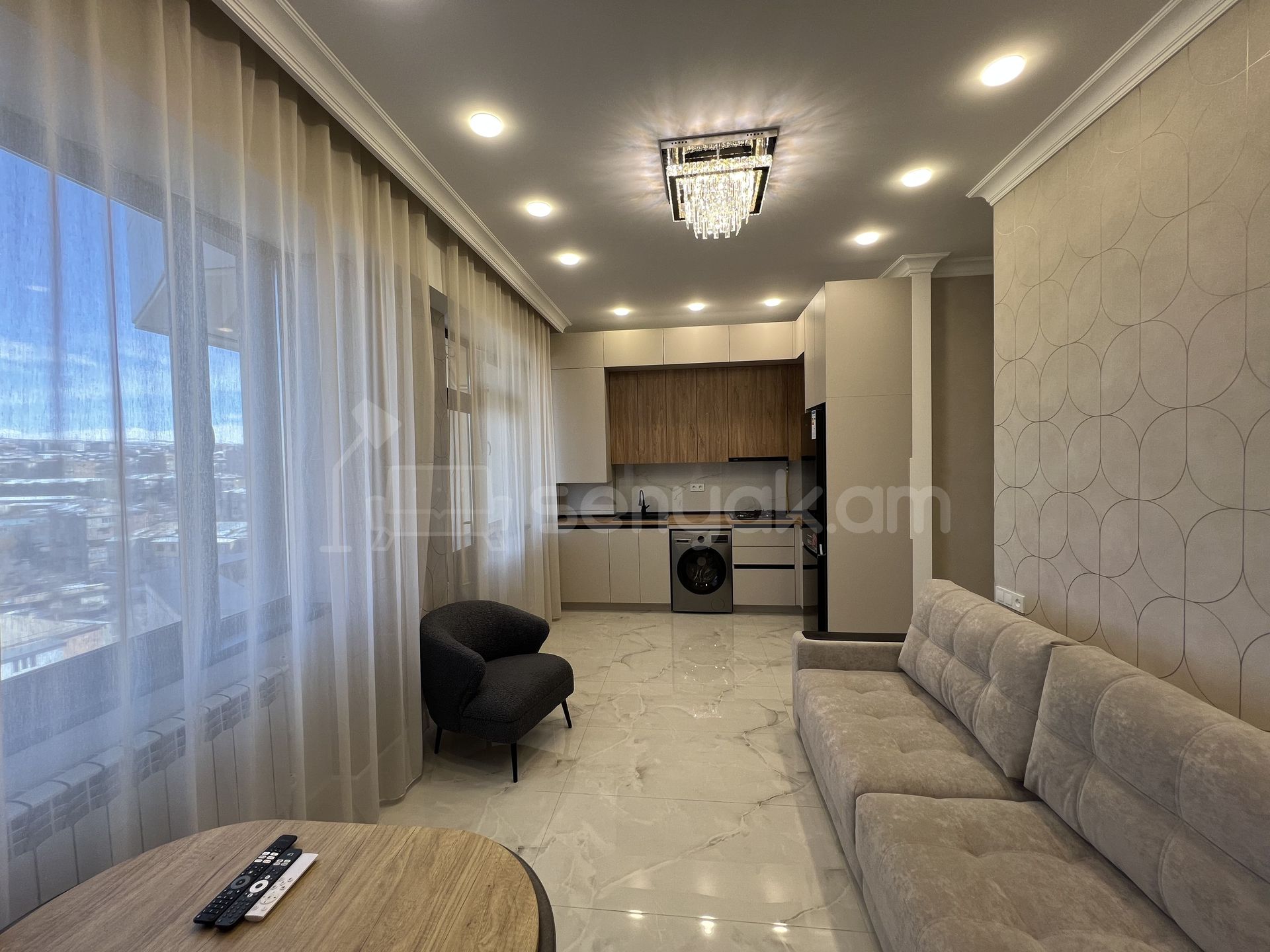 3 Սենյականոց Բնակարան, 62քմ, 15/16 հարկ, Դիզայներական Վերանորոգված