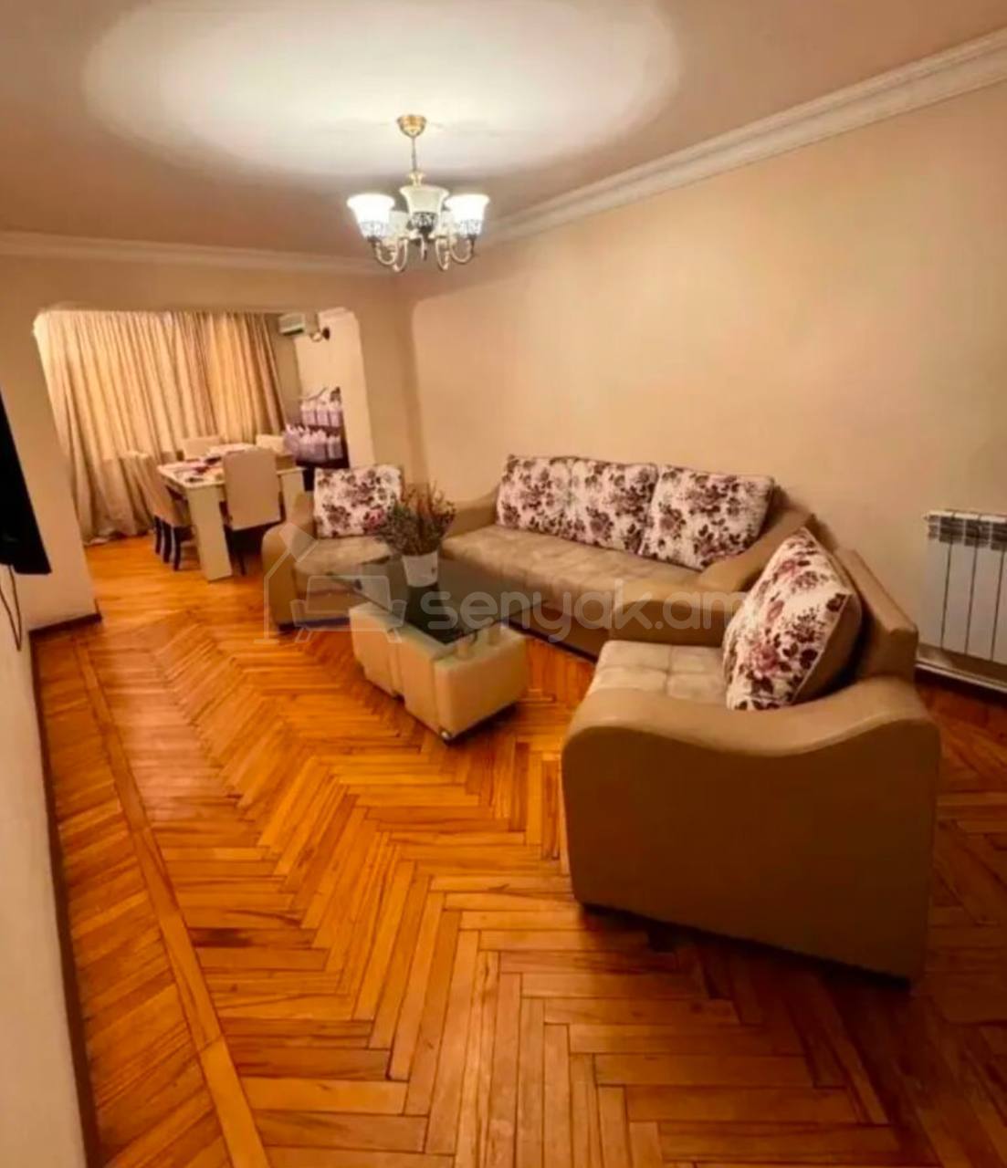 3 Սենյականոց Բնակարան Քարե Շենքում, 75քմ, 5/5 հարկ, Կապիտալ Վերանորոգված, Կահավորված