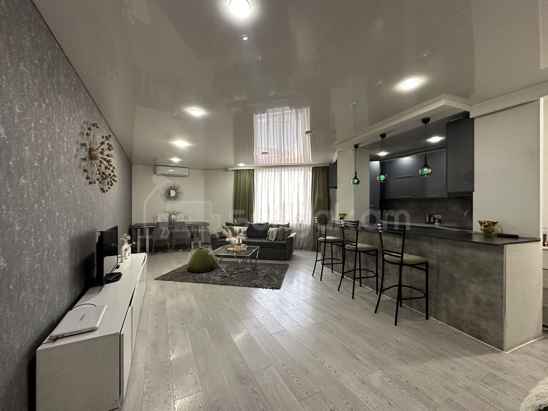 3 Սենյականոց Բնակարան Նորակառույցում, 67քմ, 7/12 հարկ, Կապիտալ Վերանորոգված