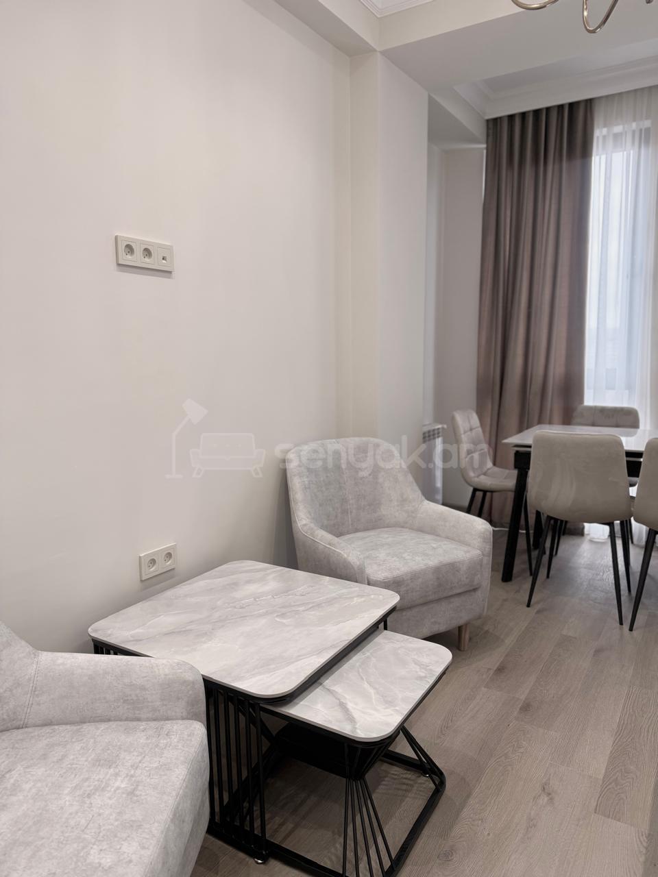 2 Սենյականոց Բնակարան Նորակառույցում, 55քմ, 13/17 հարկ, Կապիտալ Վերանորոգված, Կահավորված, Արևկող