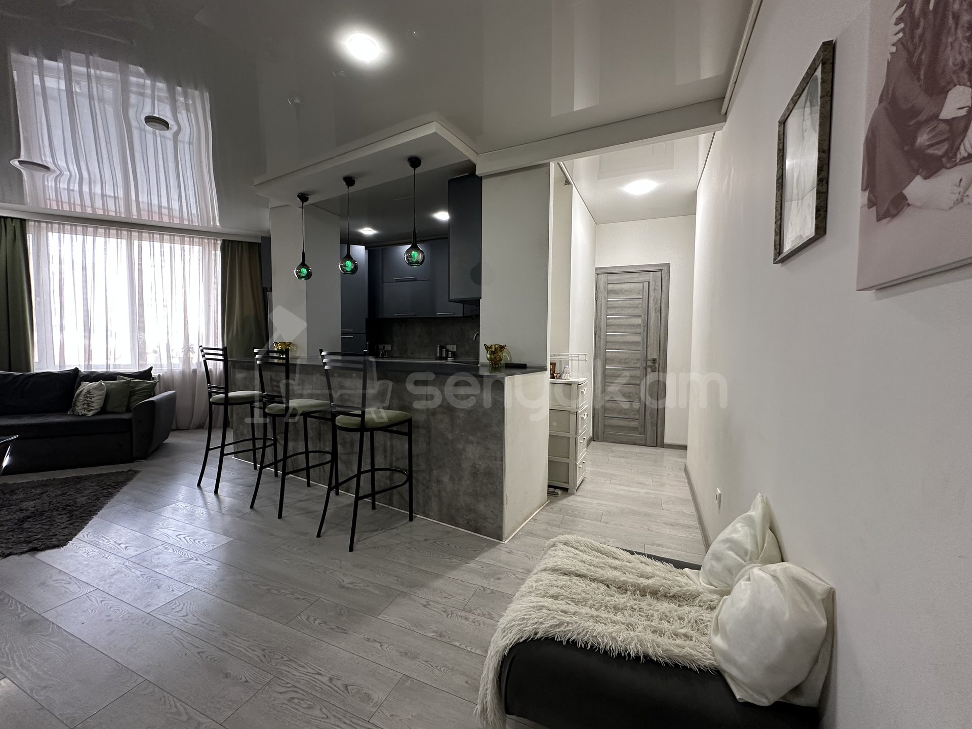 3 Սենյականոց Բնակարան Նորակառույցում, 67քմ, 7/12 հարկ, Դիզայներական Վերանորոգված