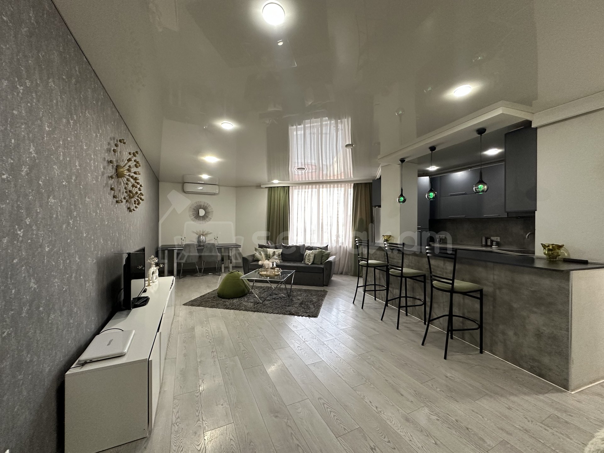 3 Սենյականոց Բնակարան Նորակառույցում, 67քմ, 7/12 հարկ, Դիզայներական Վերանորոգված