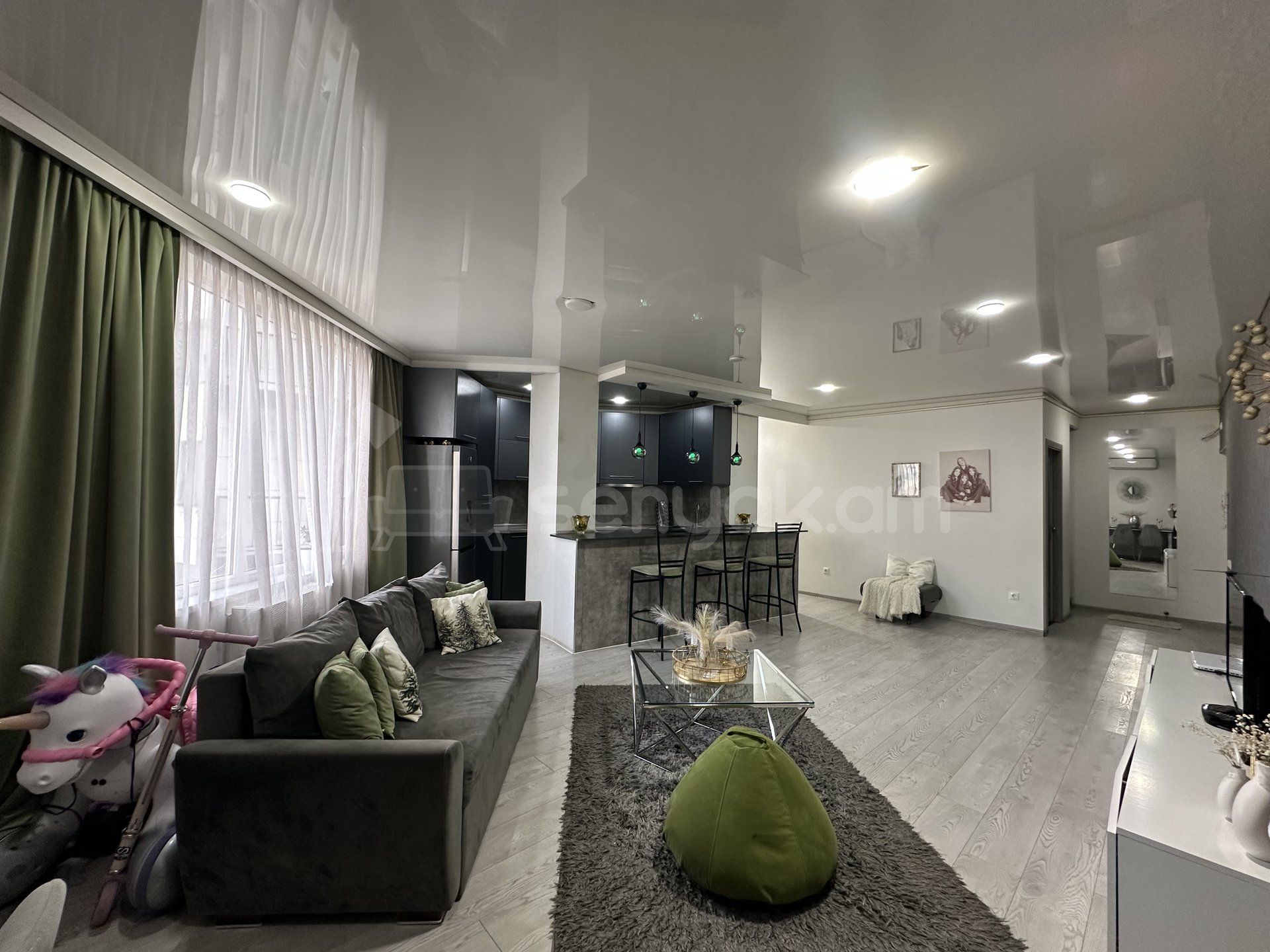 3 Սենյականոց Բնակարան Նորակառույցում, 67քմ, 7/12 հարկ, Դիզայներական Վերանորոգված