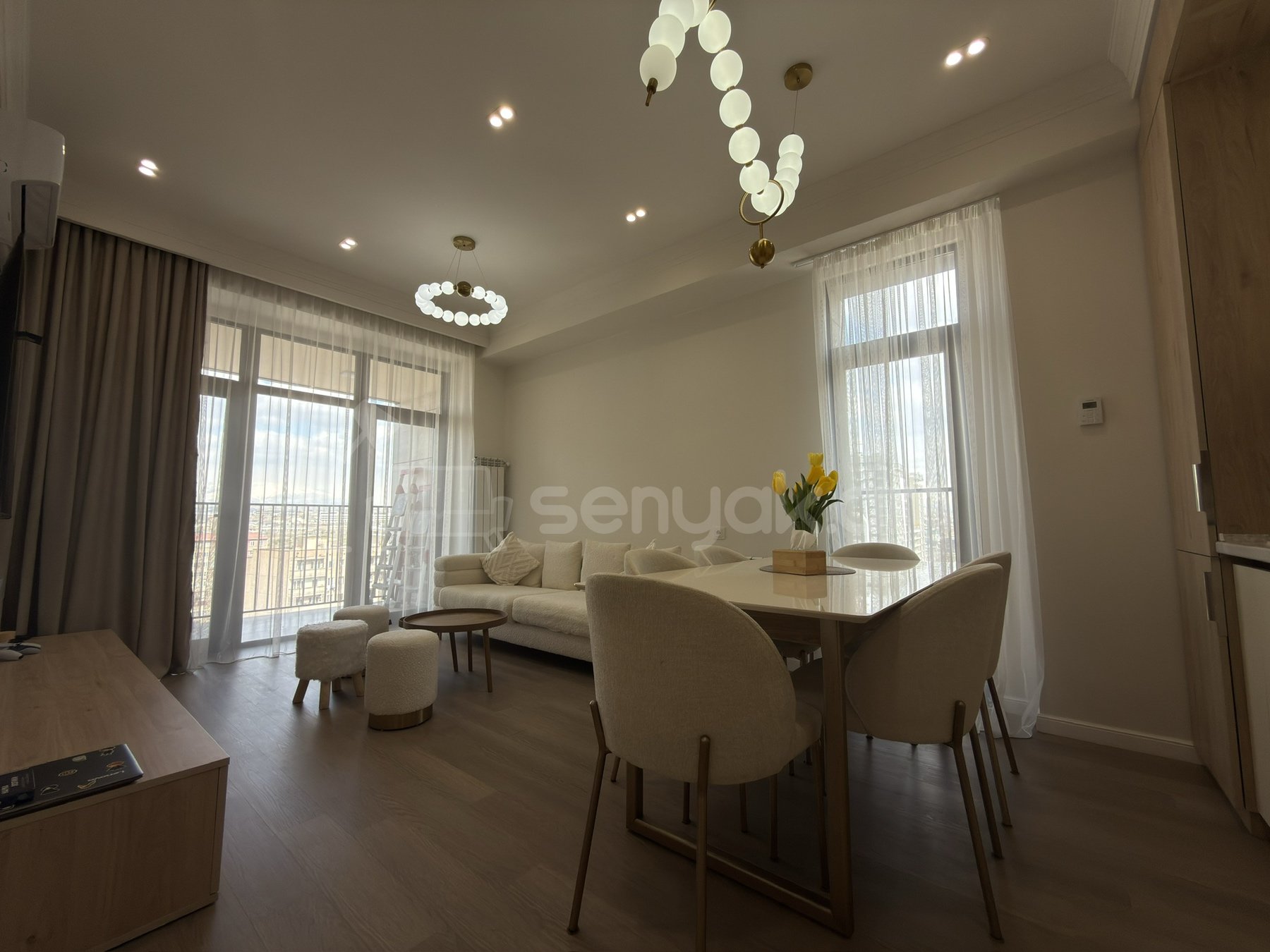 3 Սենյականոց Բնակարան Նորակառույցում, 69քմ, 13/16 հարկ, Կապիտալ Վերանորոգված