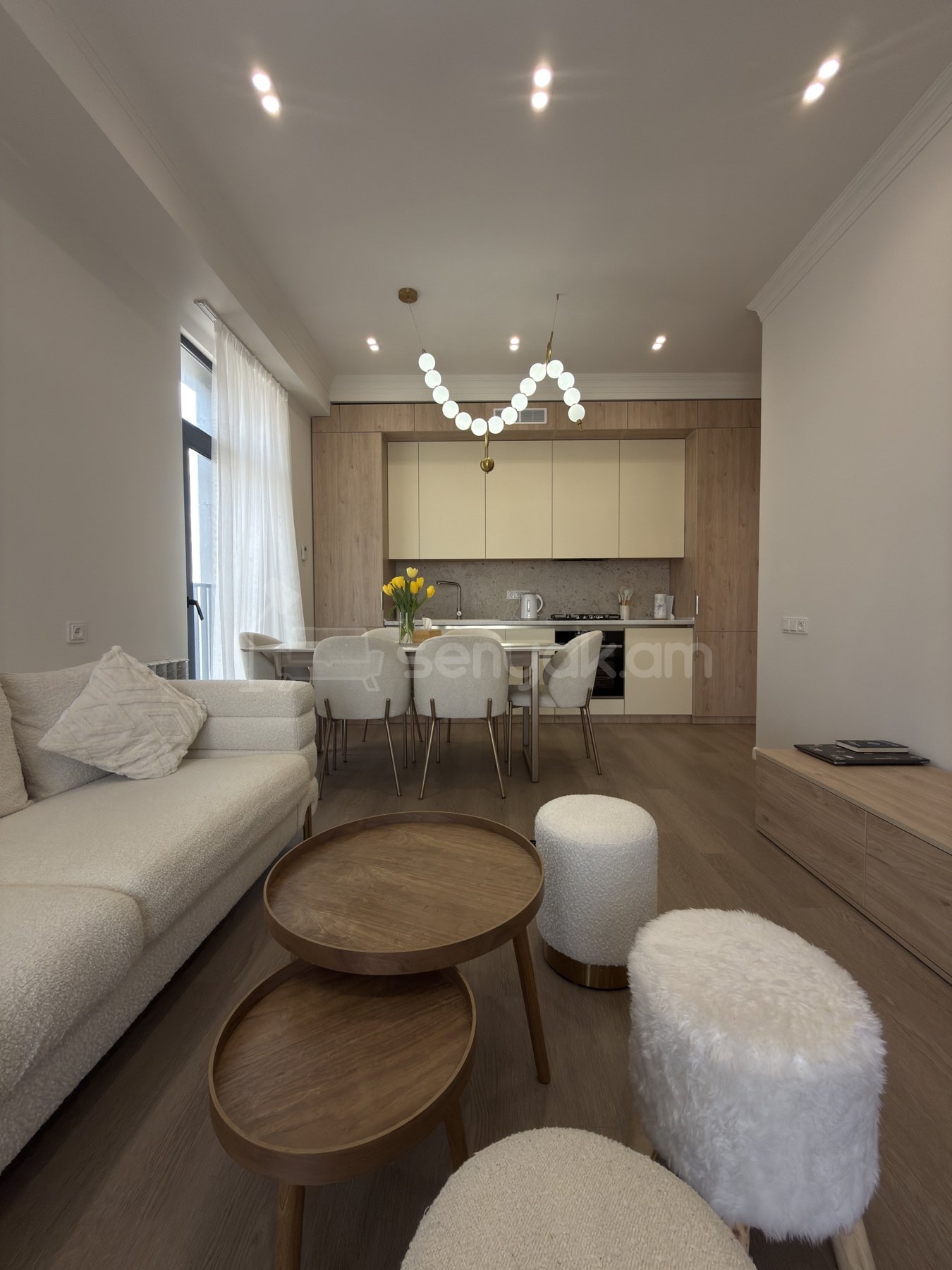 3 Սենյականոց Բնակարան Նորակառույցում, 69քմ, 13/16 հարկ, Կապիտալ Վերանորոգված