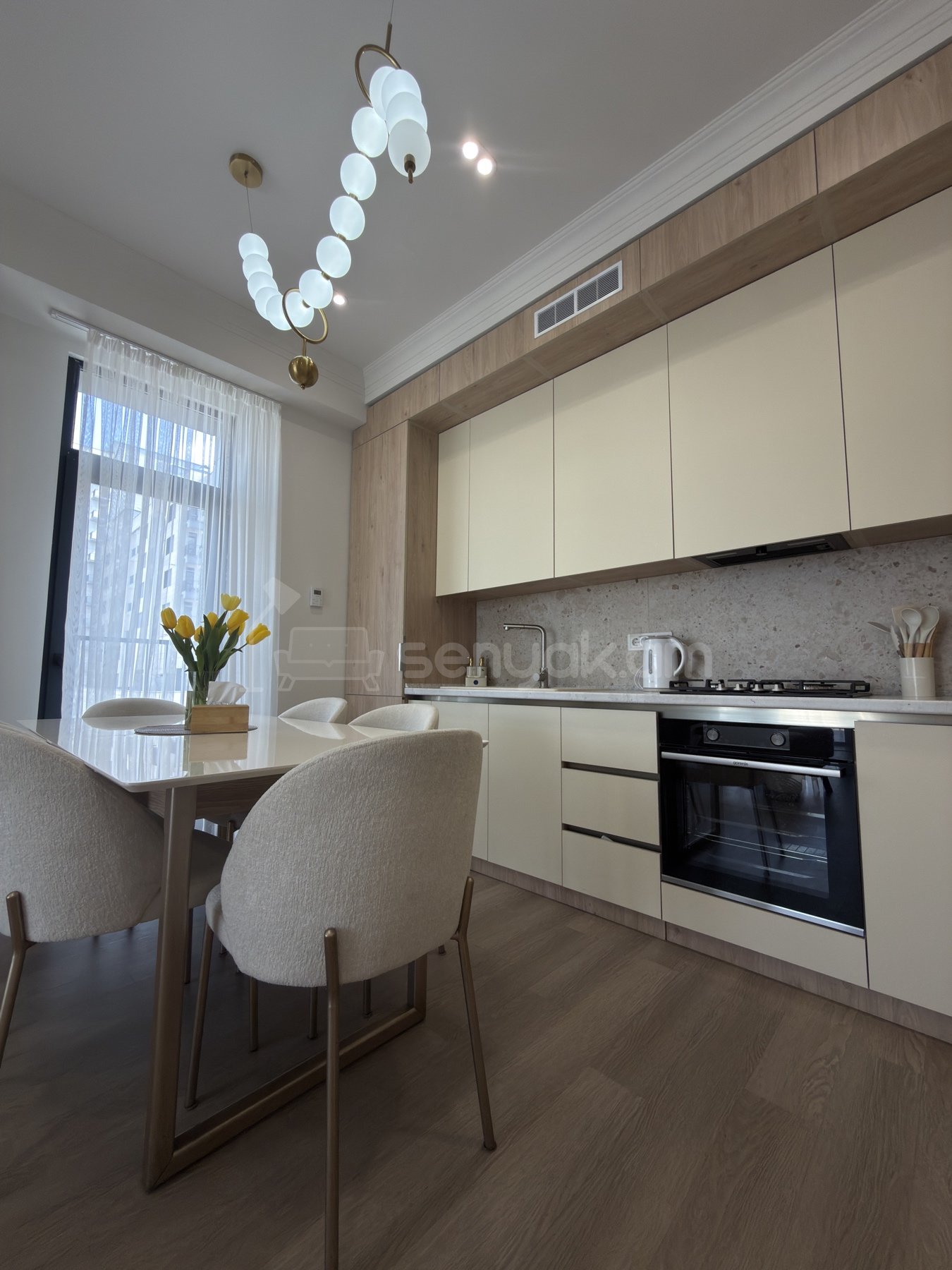 3 Սենյականոց Բնակարան Նորակառույցում, 69քմ, 13/16 հարկ, Կապիտալ Վերանորոգված