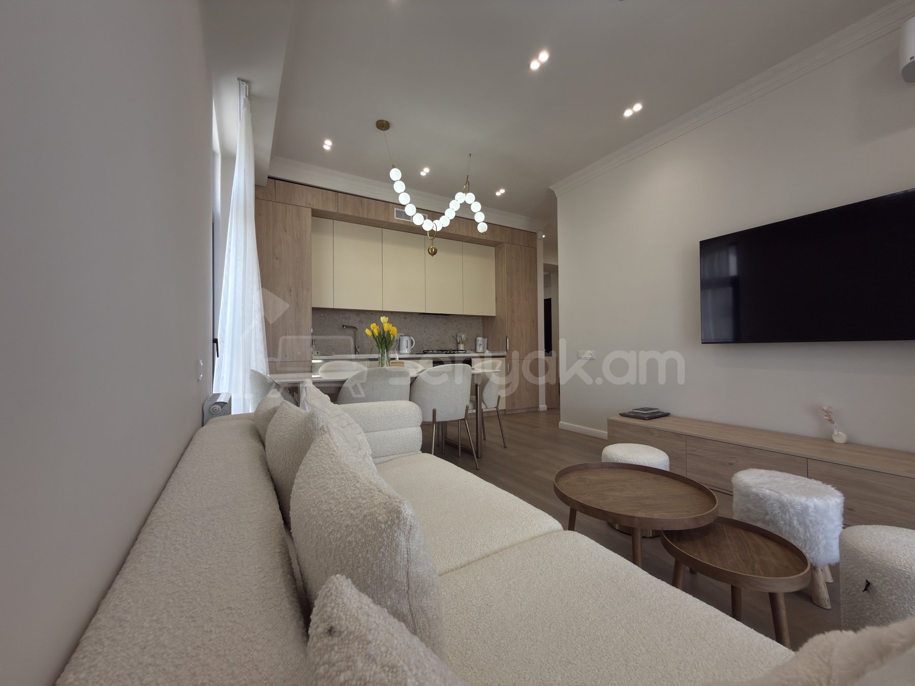 3 Սենյականոց Բնակարան Նորակառույցում, 69քմ, 13/16 հարկ, Կապիտալ Վերանորոգված