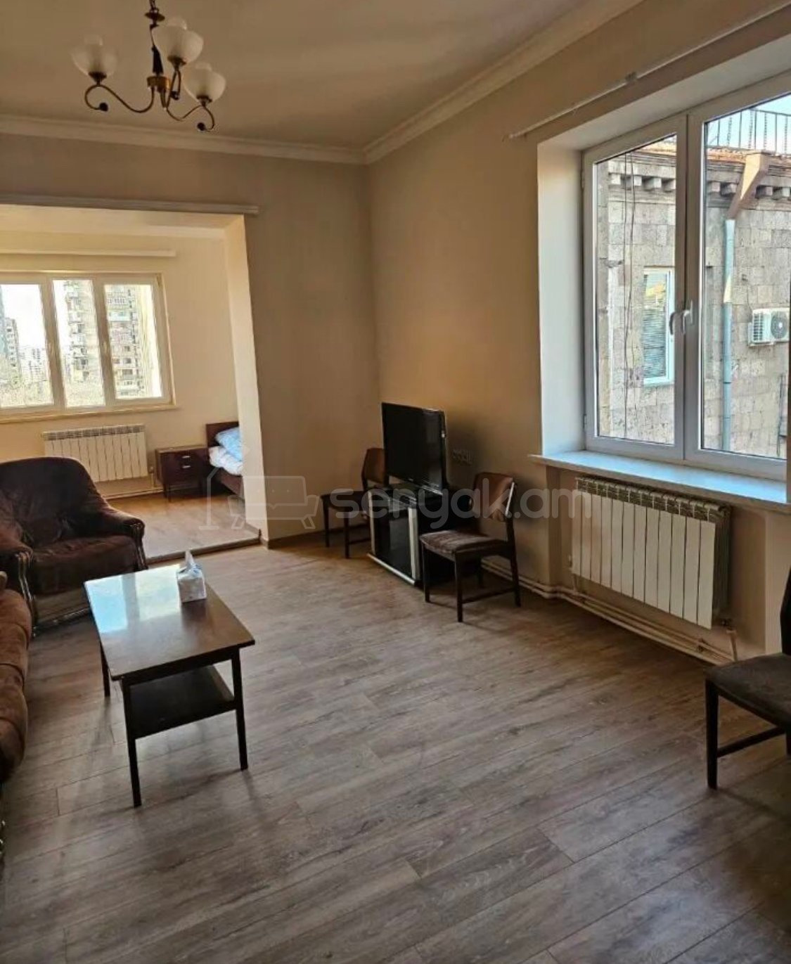 2 Սենյականոց Բնակարան Քարե Շենքում, 75քմ, 5/5 հարկ, Կապիտալ Վերանորոգված, Կահավորված, Արևկող