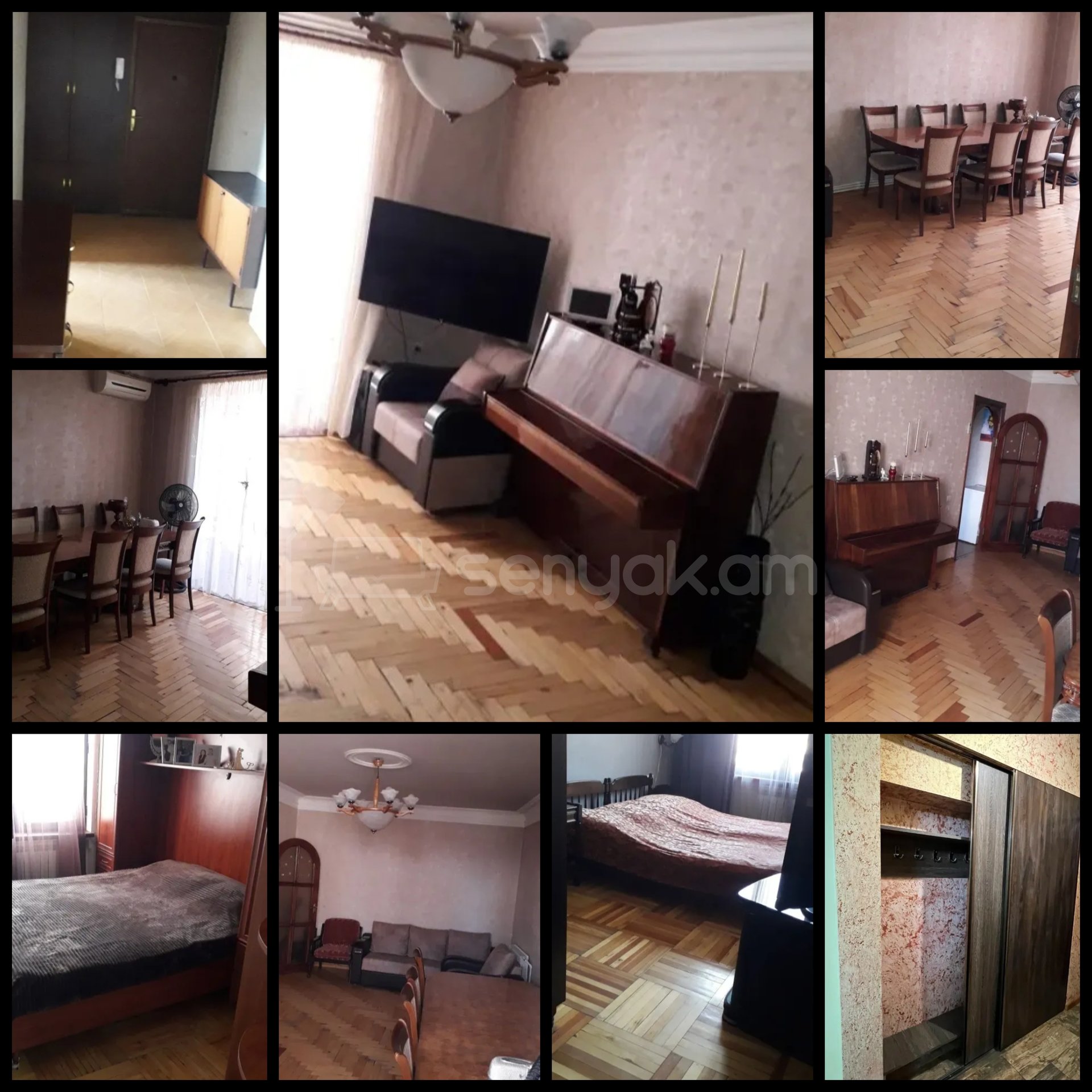 3 Սենյականոց Բնակարան, 80քմ, 9/9 հարկ, Նորմալ Վիճակում, Կահավորված