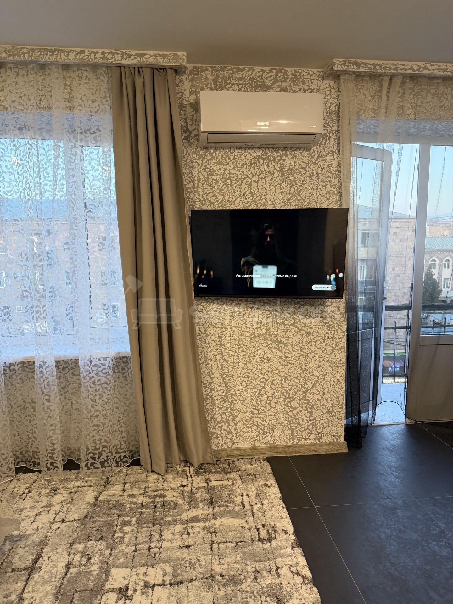 2 Սենյականոց Բնակարան, 36քմ, 5/5 հարկ, Դիզայներական Վերանորոգված