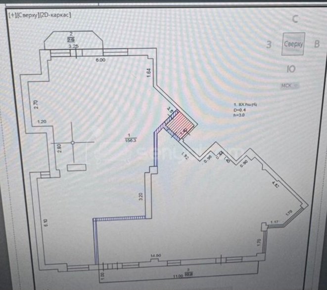 3 Սենյականոց Բնակարան Նորակառույցում, 170քմ, 8/9 հարկ, Զրոյական Վիճակում
