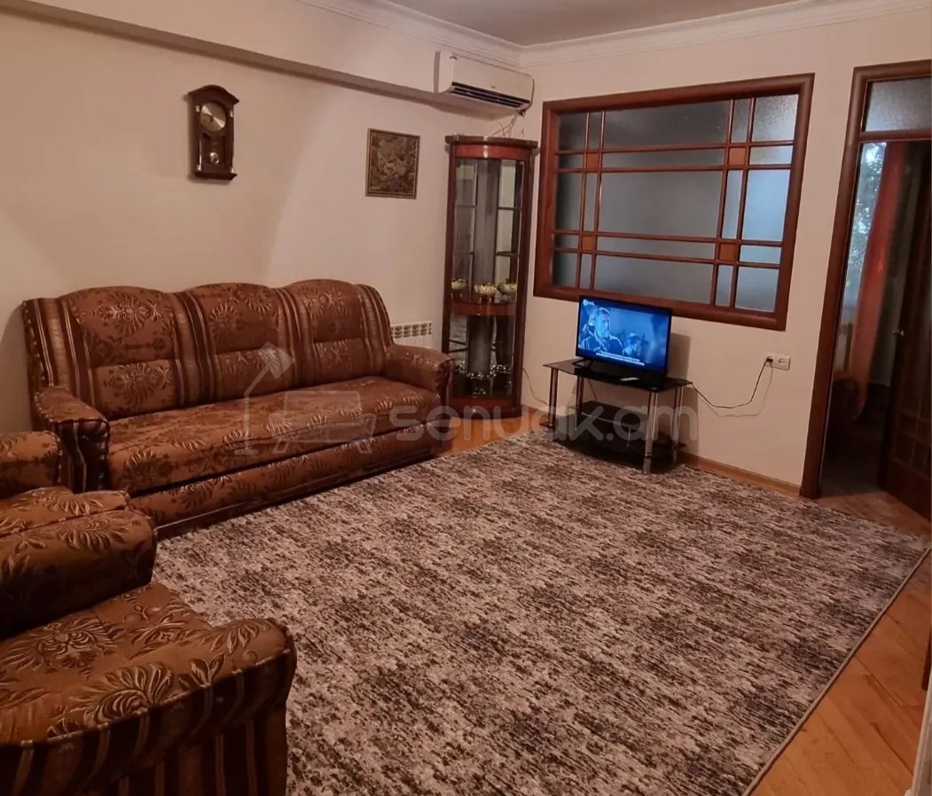 2 Սենյականոց Բնակարան Քարե Շենքում, 45քմ, 3/9 հարկ, Կապիտալ Վերանորոգված, Կահավորված