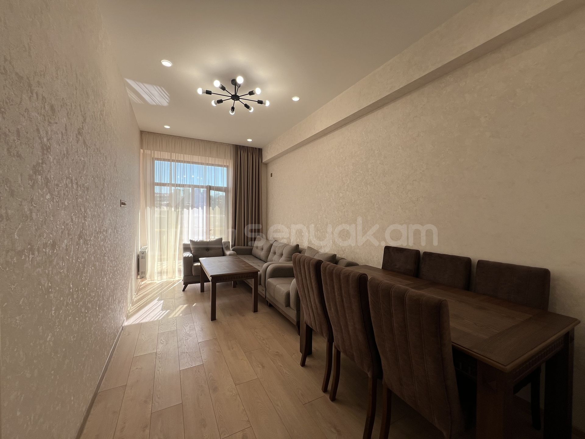 2 Սենյականոց Բնակարան Նորակառույցում, 54քմ, 4/11 հարկ, Կապիտալ Վերանորոգված