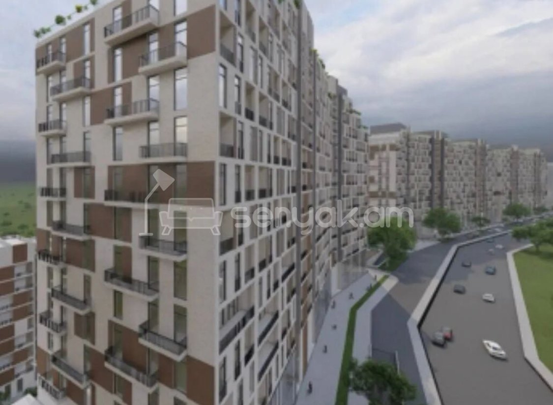 2 Սենյականոց Բնակարան Նորակառույցում, 62քմ, 9/15 հարկ, Զրոյական Վիճակում