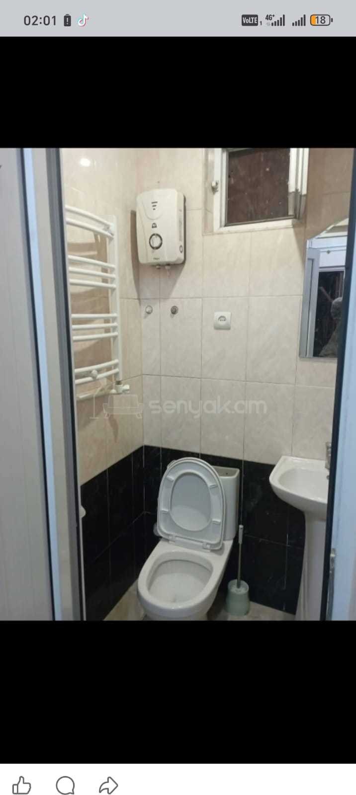 2 Սենյականոց Բնակարան Քարե Շենքում, 50քմ, 1/1 հարկ, Նորմալ Վիճակում, Կահավորված