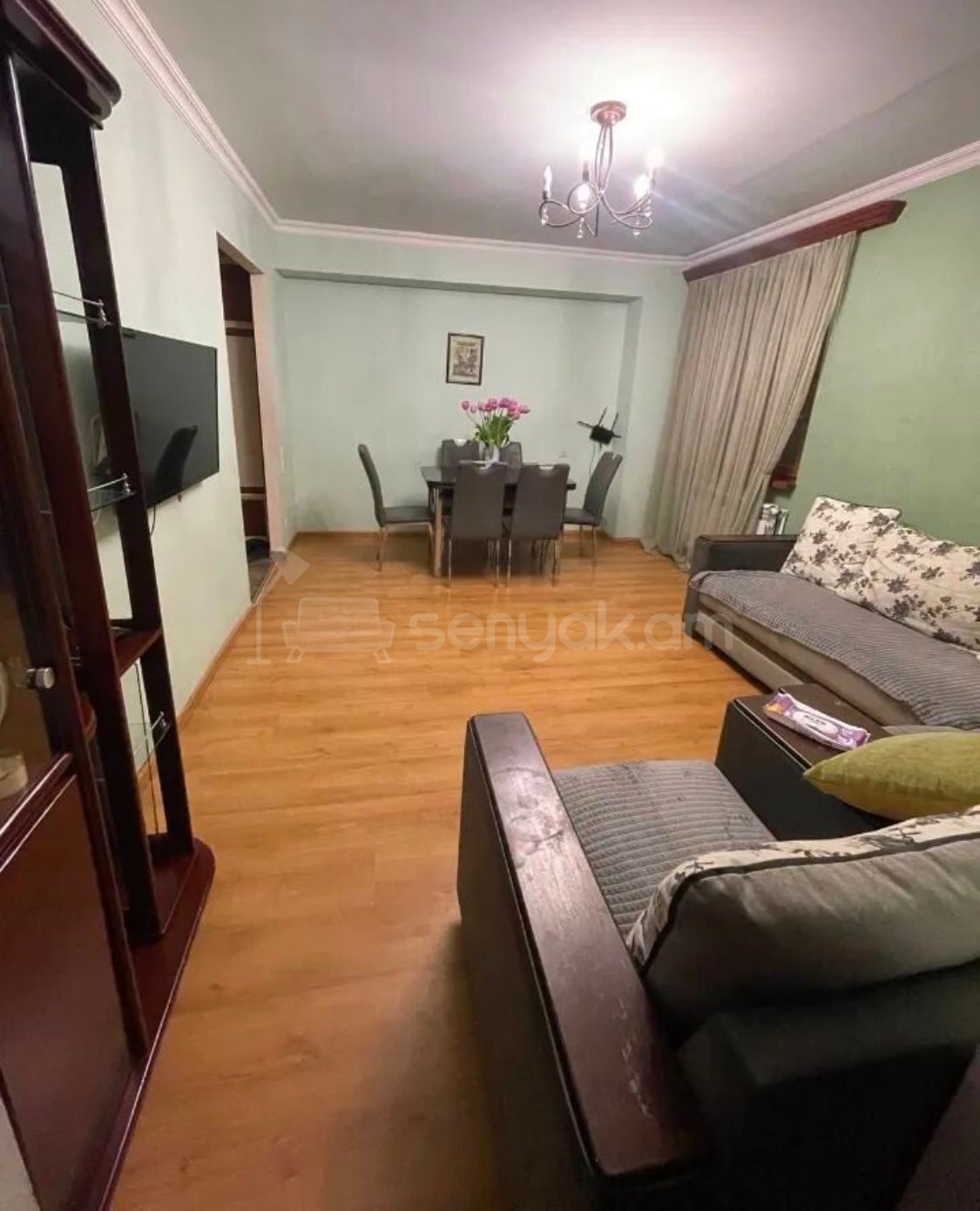 3 Սենյականոց Բնակարան, 65քմ, 8/9 հարկ, Կապիտալ Վերանորոգված, Կահավորված