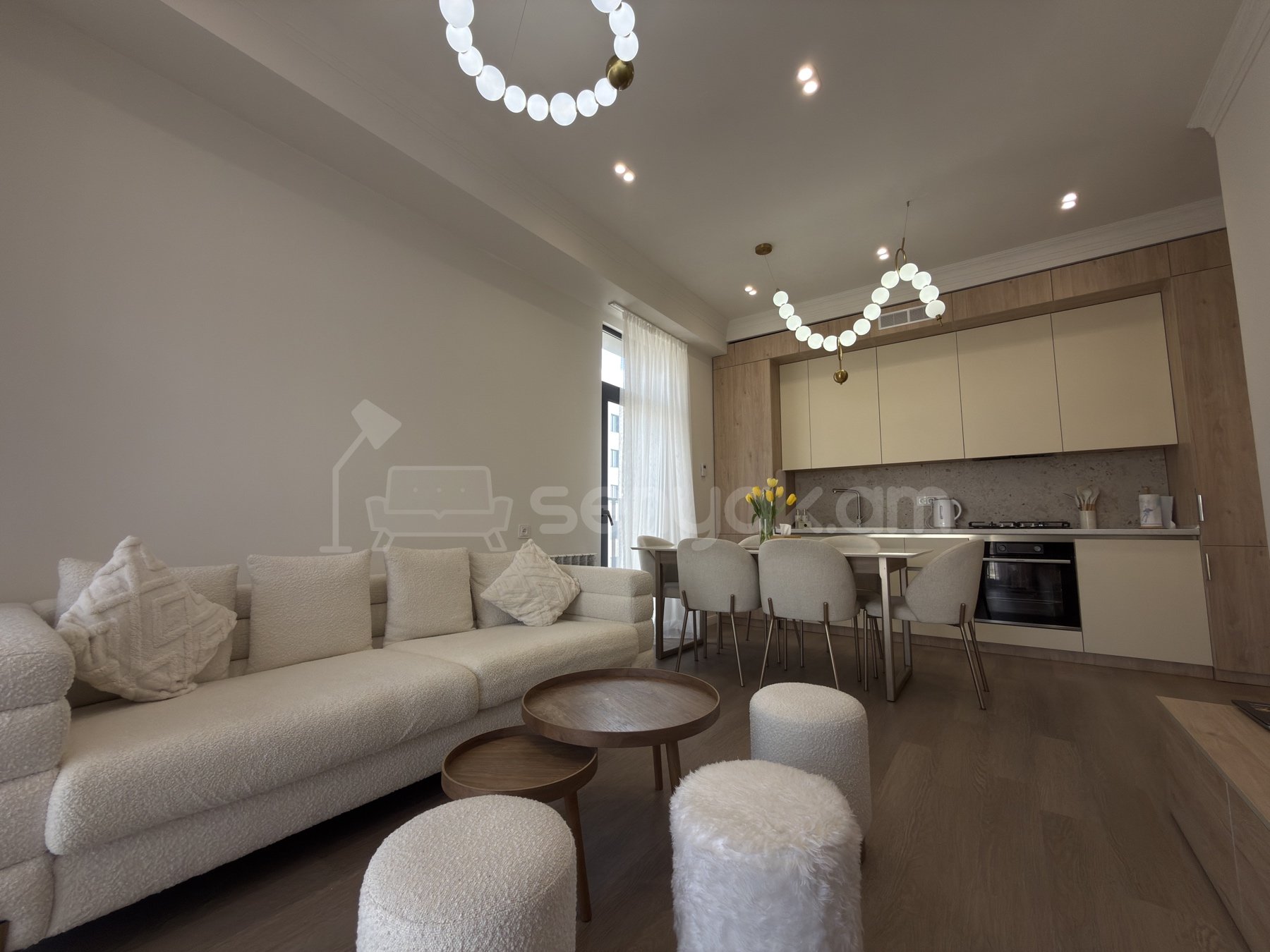 3 Սենյականոց Բնակարան Նորակառույցում, 69քմ, 13/16 հարկ, Դիզայներական Վերանորոգված