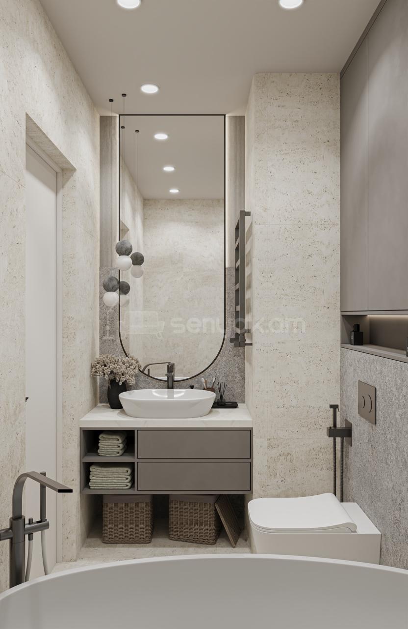 3 Սենյականոց Բնակարան Նորակառույցում, 100քմ, 2/4 հարկ, Զրոյական Վիճակում