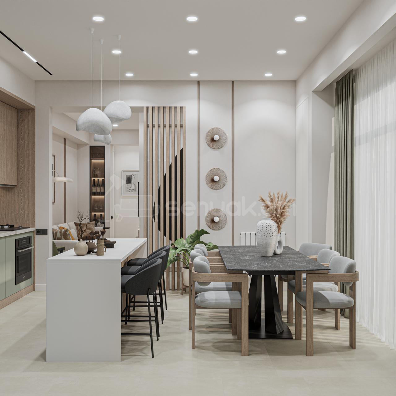 3 Սենյականոց Բնակարան Նորակառույցում, 100քմ, 2/4 հարկ, Զրոյական Վիճակում