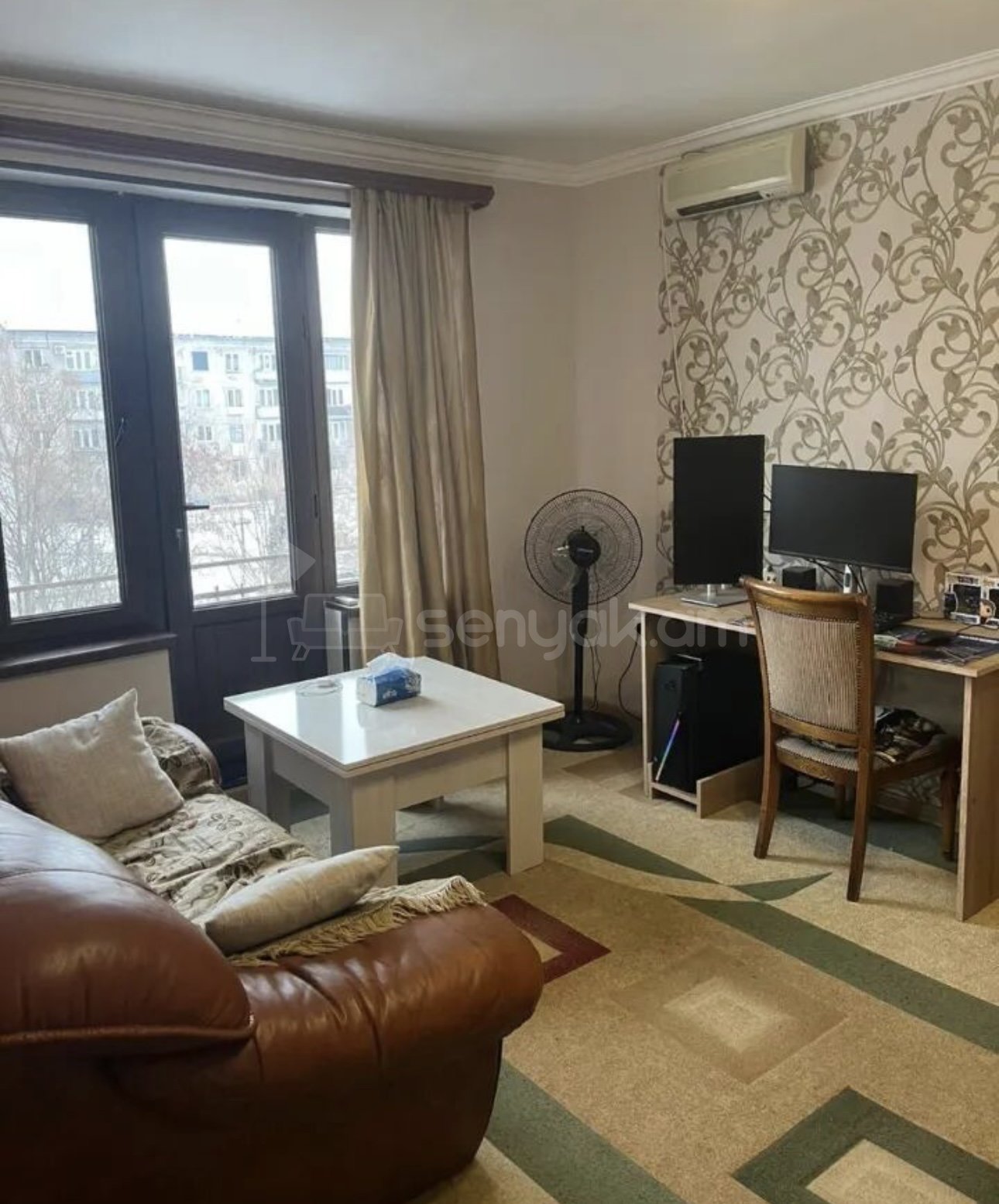 1 Սենյականոց Բնակարան, 37քմ, 4/4 հարկ, Կապիտալ Վերանորոգված, Կահավորված