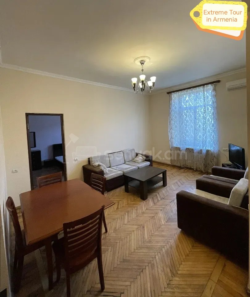 2 Սենյականոց Բնակարան Քարե Շենքում, 50քմ, 2/4 հարկ, Նորմալ Վիճակում, Կահավորված, Արևկող