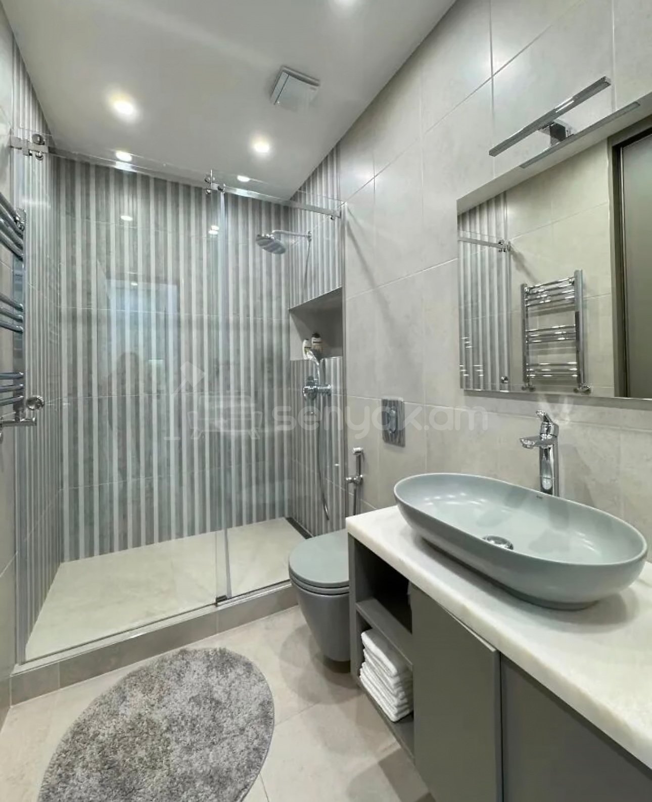 2 Սենյականոց Բնակարան Նորակառույցում, 71քմ, 9/19 հարկ, Դիզայներական Վերանորոգված