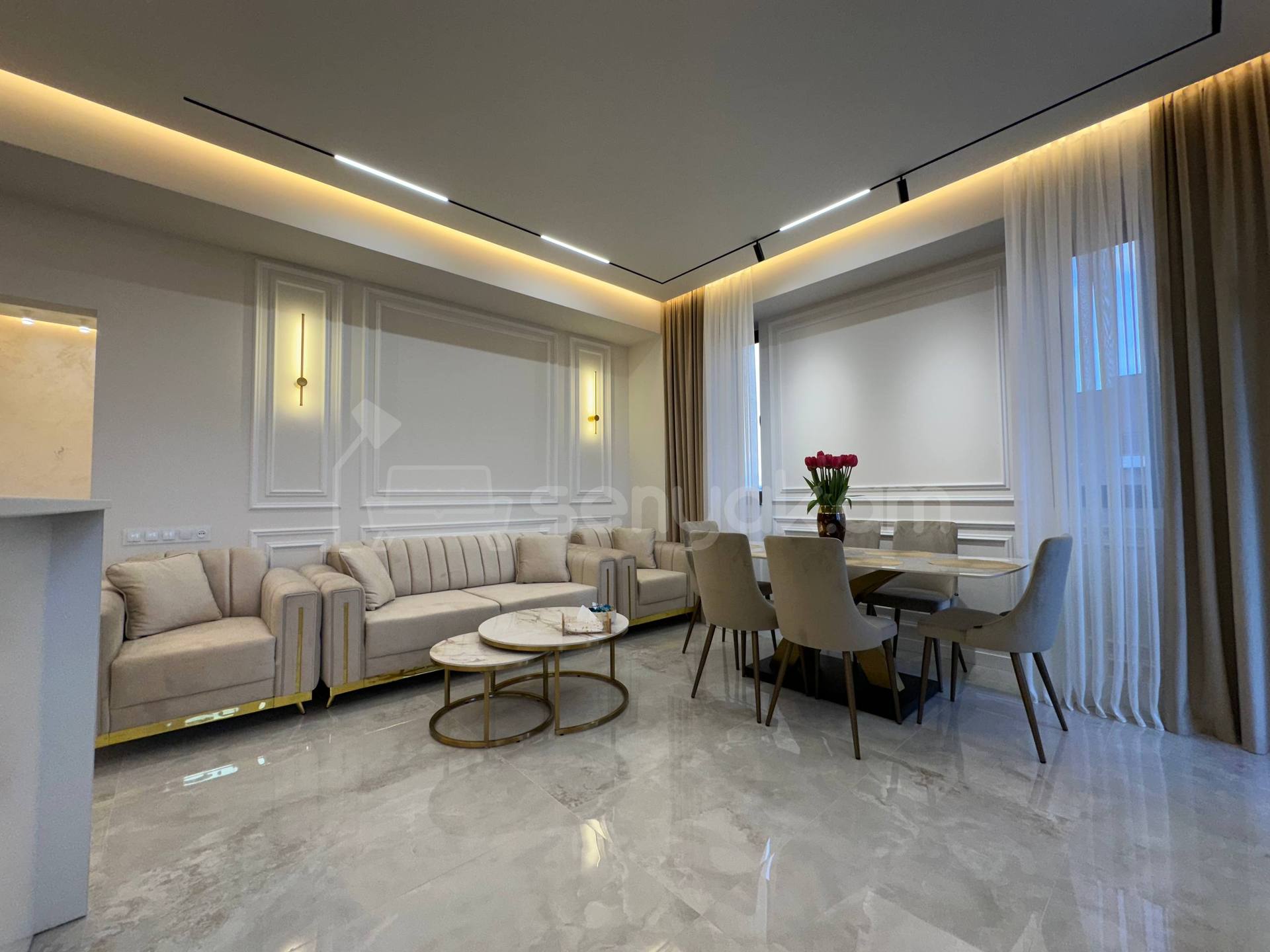 2 Սենյականոց Բնակարան Նորակառույցում, 62քմ, 14/15 հարկ, Դիզայներական Վերանորոգված