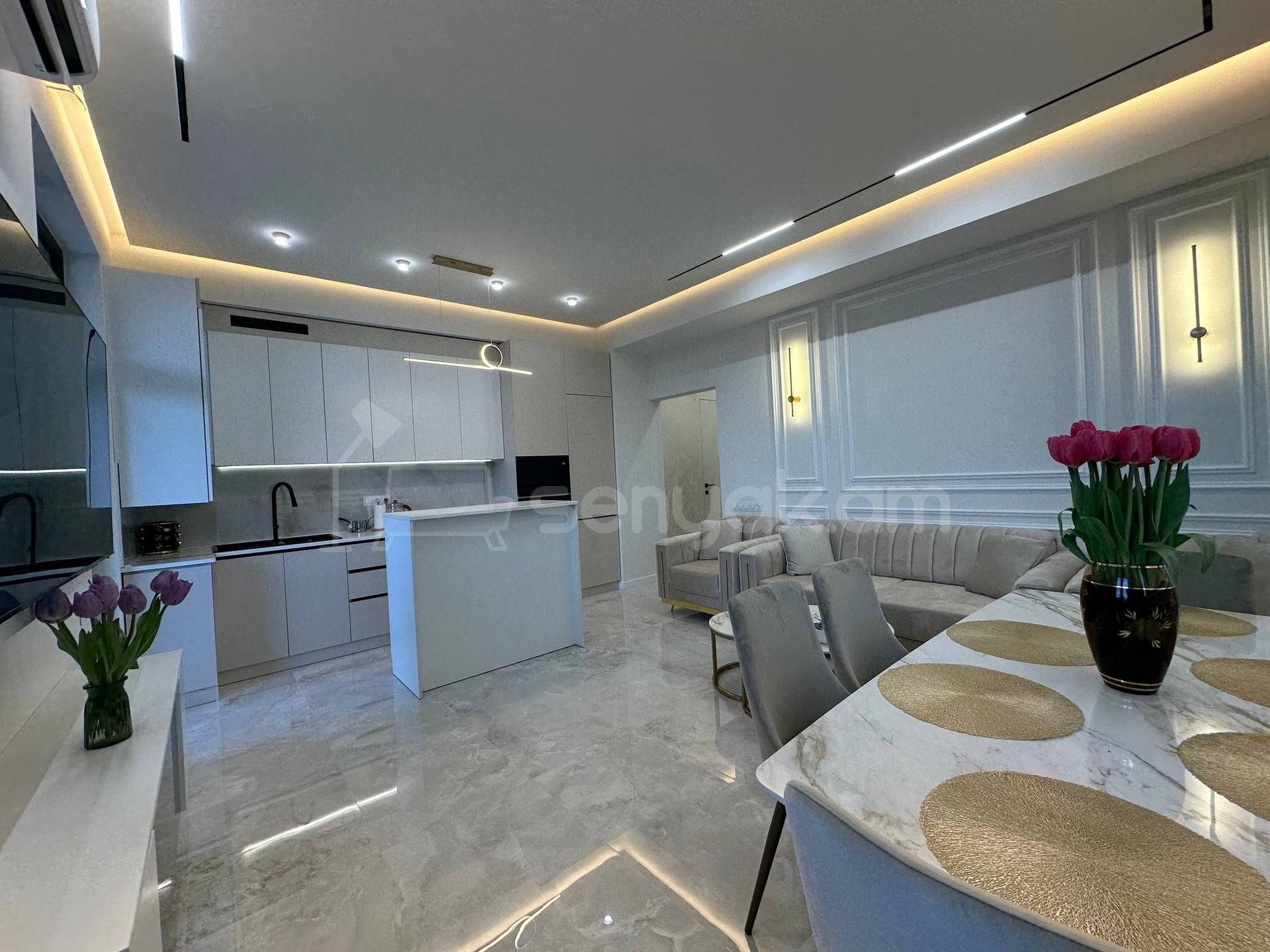 2 Սենյականոց Բնակարան Նորակառույցում, 62քմ, 14/15 հարկ, Դիզայներական Վերանորոգված