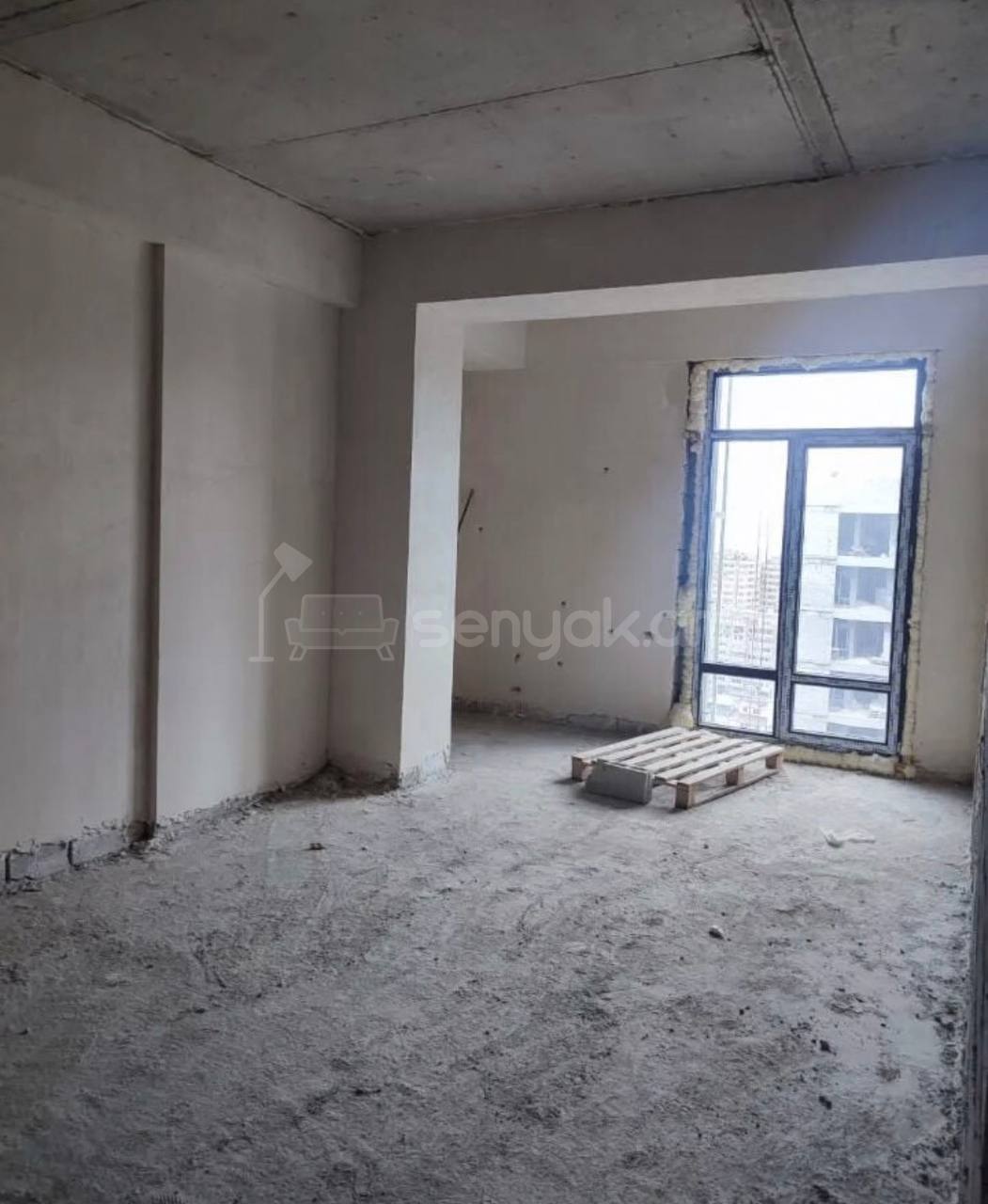 2 Սենյականոց Բնակարան, 61քմ, 15/17 հարկ, Զրոյական Վիճակում