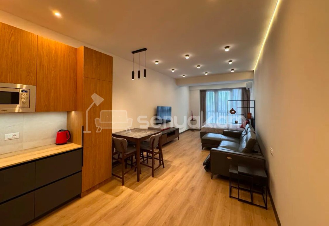 1 Սենյականոց Բնակարան Նորակառույցում, 44քմ, 12/18 հարկ, Դիզայներական Վերանորոգված