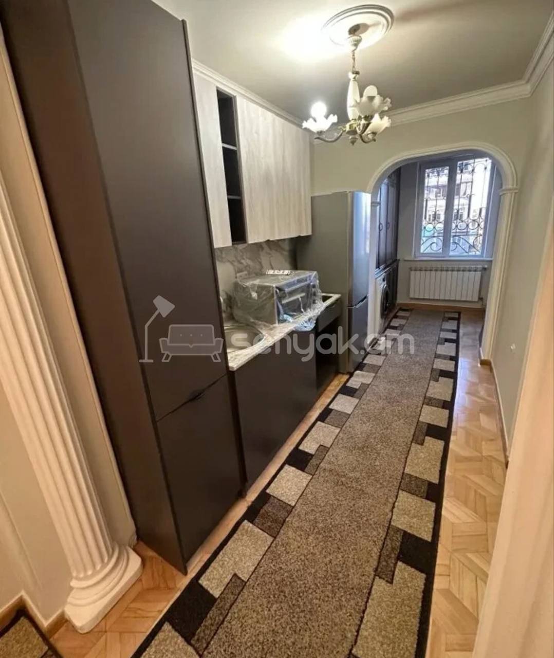 2 Սենյականոց Բնակարան, 60քմ, 2/9 հարկ, Կապիտալ Վերանորոգված, Կահավորված