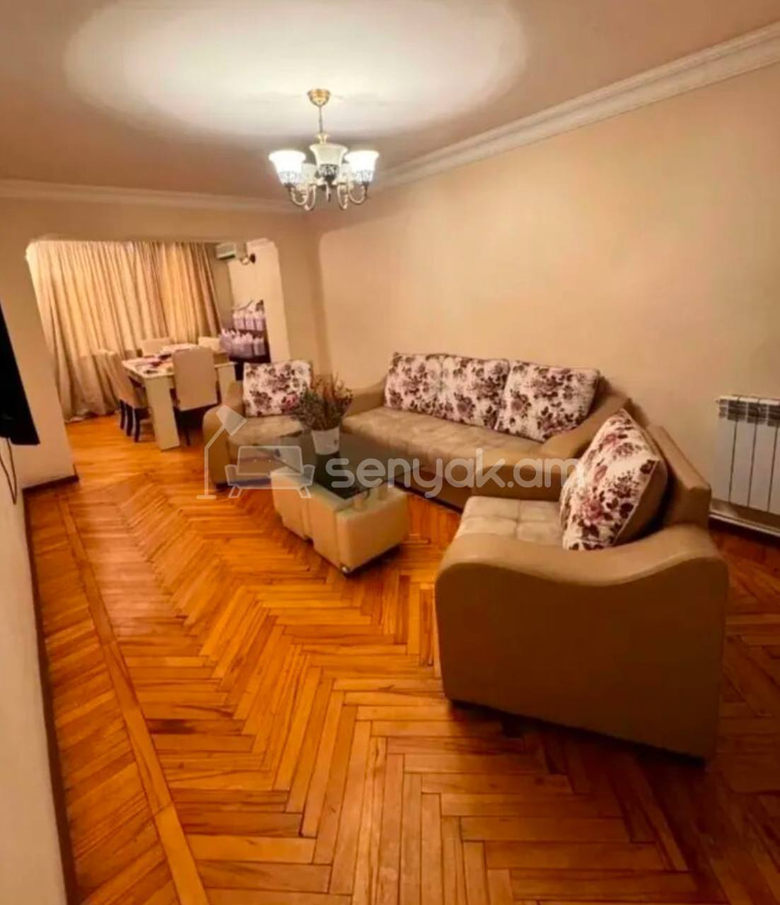 3 Սենյականոց Բնակարան Քարե Շենքում, 75քմ, 5/5 հարկ, Կապիտալ Վերանորոգված, Կահավորված