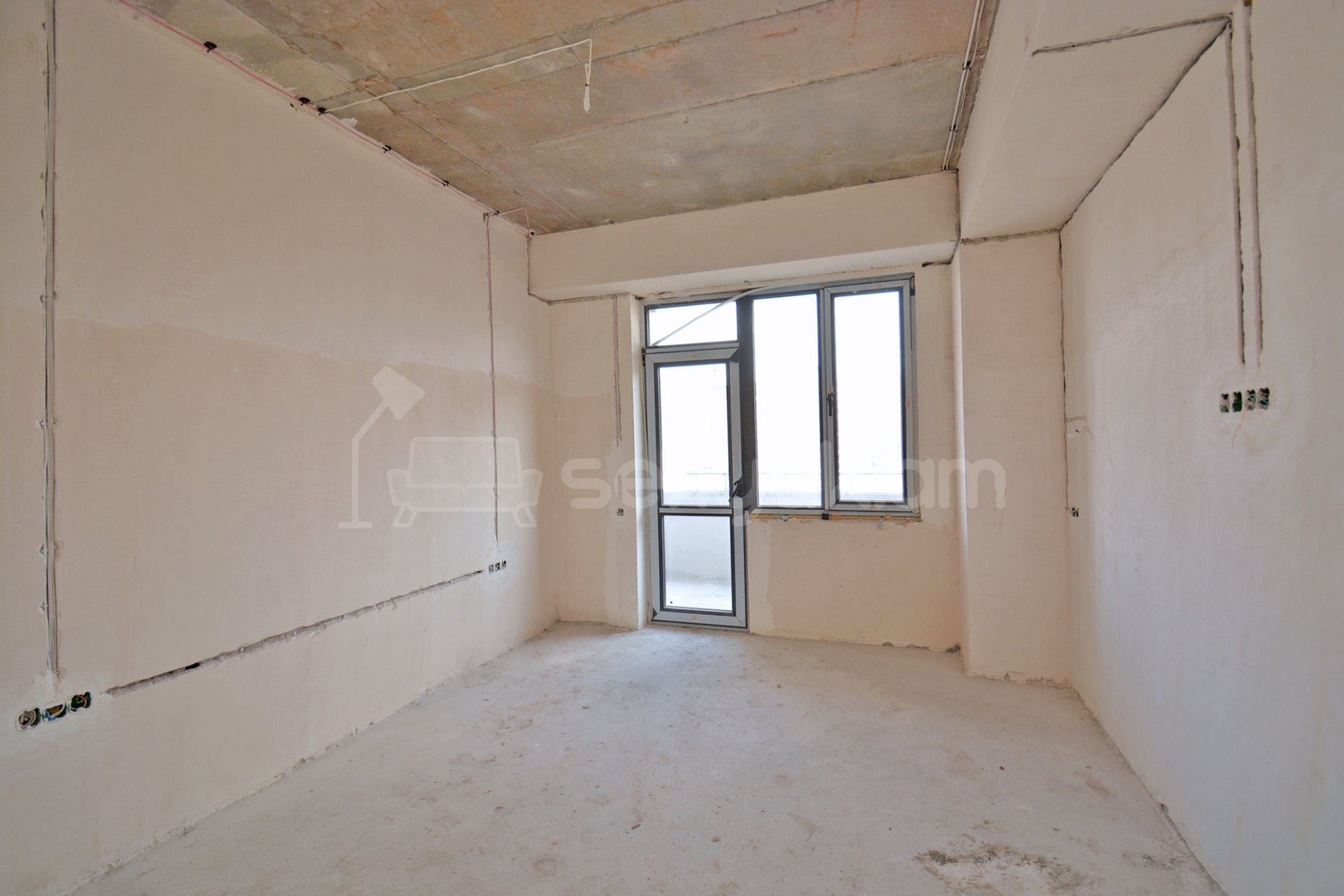 2 Սենյականոց Բնակարան Նորակառույցում, 56քմ, 4/20 հարկ, Զրոյական Վիճակում