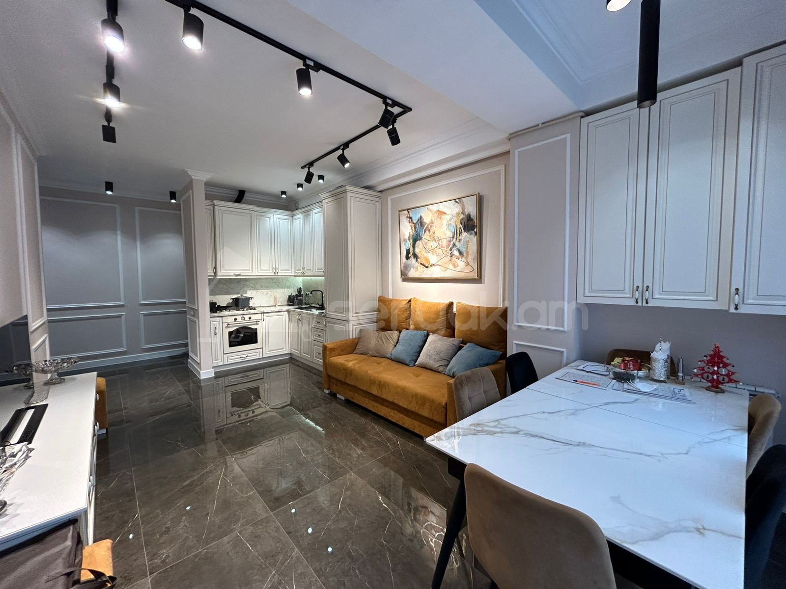 2 Սենյականոց Բնակարան Նորակառույցում, 56քմ, 1/7 հարկ, Դիզայներական Վերանորոգված