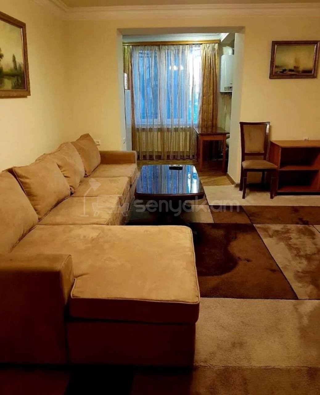 2 Սենյականոց Բնակարան Քարե Շենքում, 52քմ, 2/5 հարկ, Կապիտալ Վերանորոգված, Կահավորված