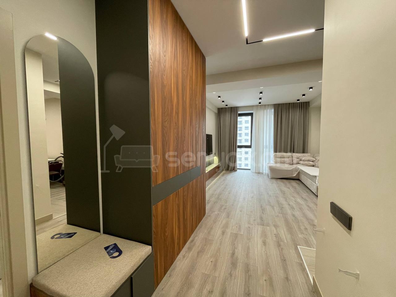 2 Սենյականոց Բնակարան Նորակառույցում, 75քմ, 13/18 հարկ, Դիզայներական Վերանորոգված