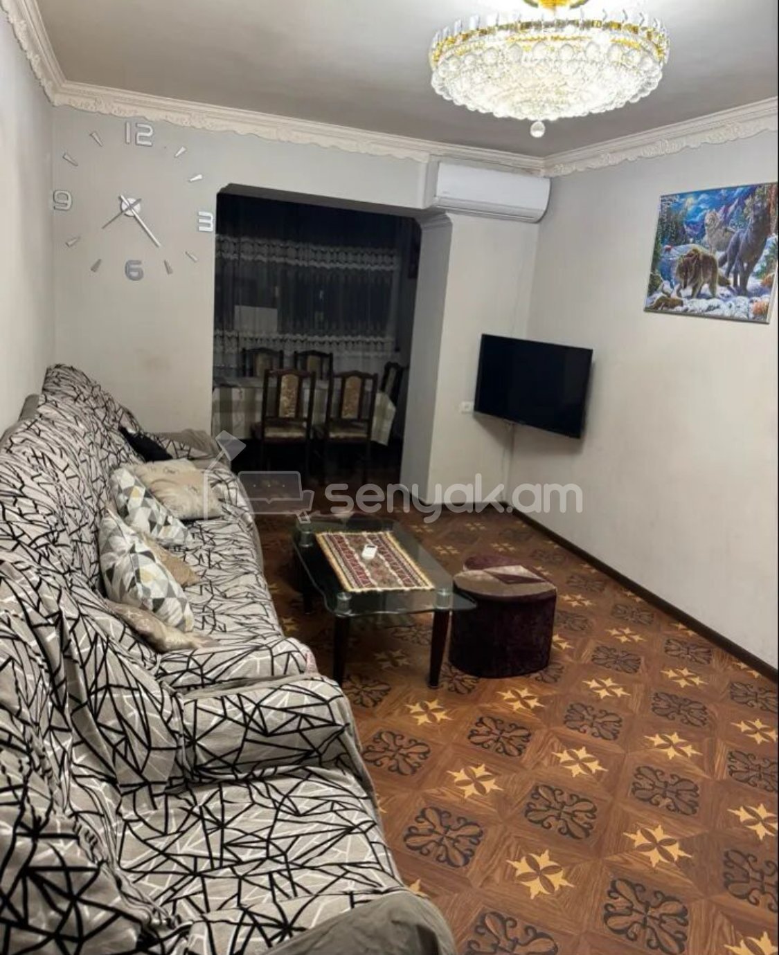 3 Սենյականոց Բնակարան Քարե Շենքում, 75քմ, 5/5 հարկ, Կապիտալ Վերանորոգված