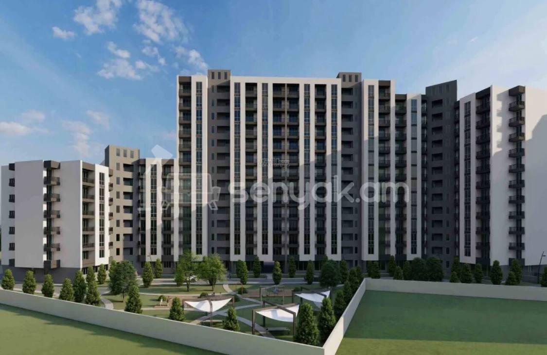 2 Սենյականոց Բնակարան, 68քմ, 8/15 հարկ, Զրոյական Վիճակում