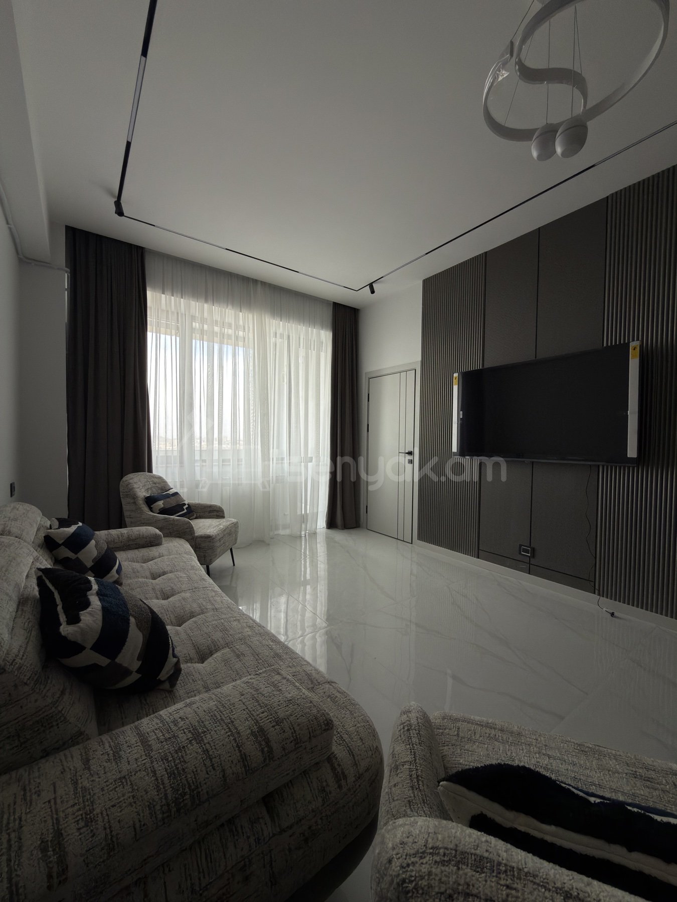 2 Սենյականոց Բնակարան Նորակառույցում, 55քմ, 7/19 հարկ, Դիզայներական Վերանորոգված