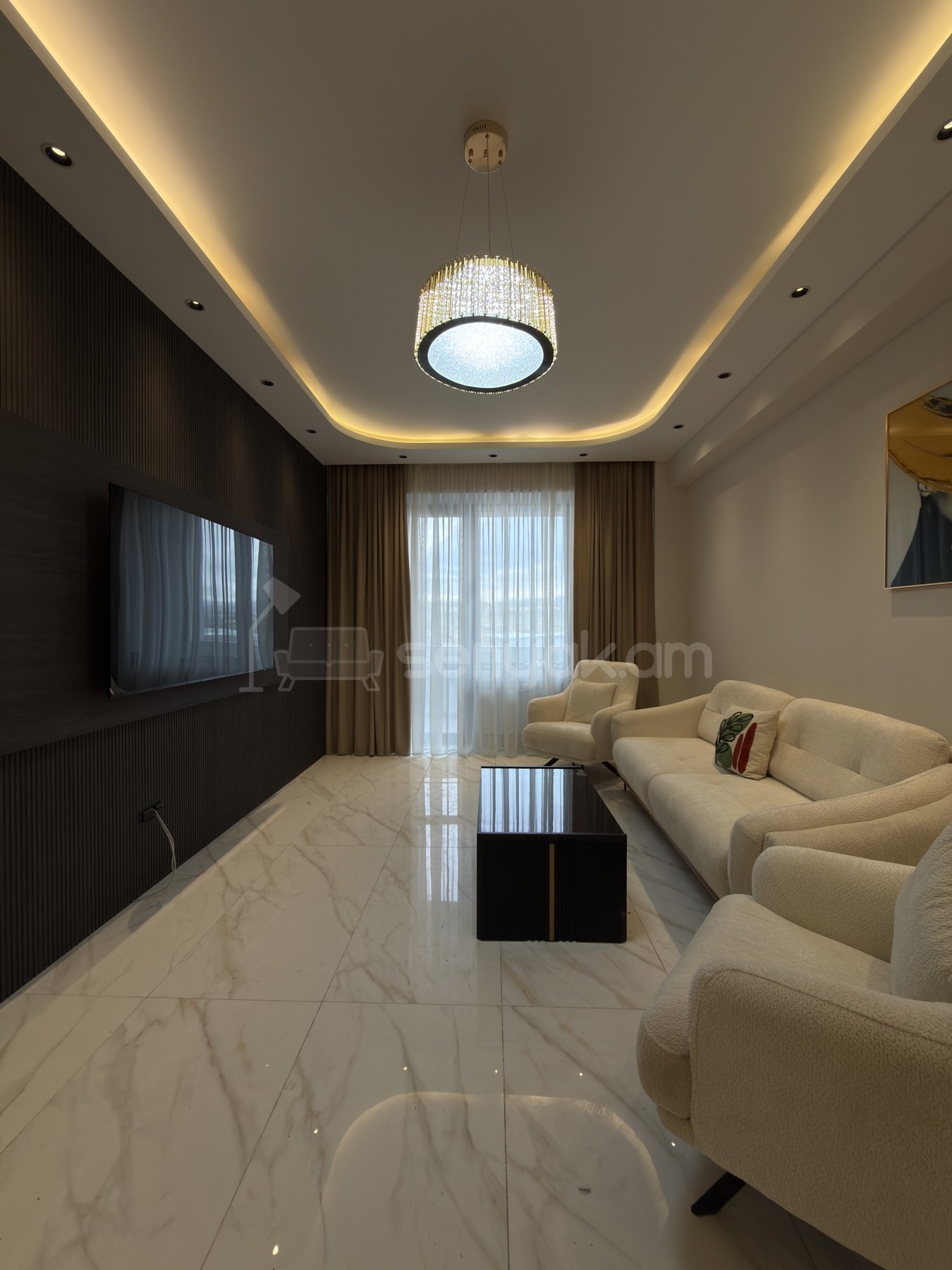 2 Սենյականոց Բնակարան Նորակառույցում, 65քմ, 4/18 հարկ, Դիզայներական Վերանորոգված