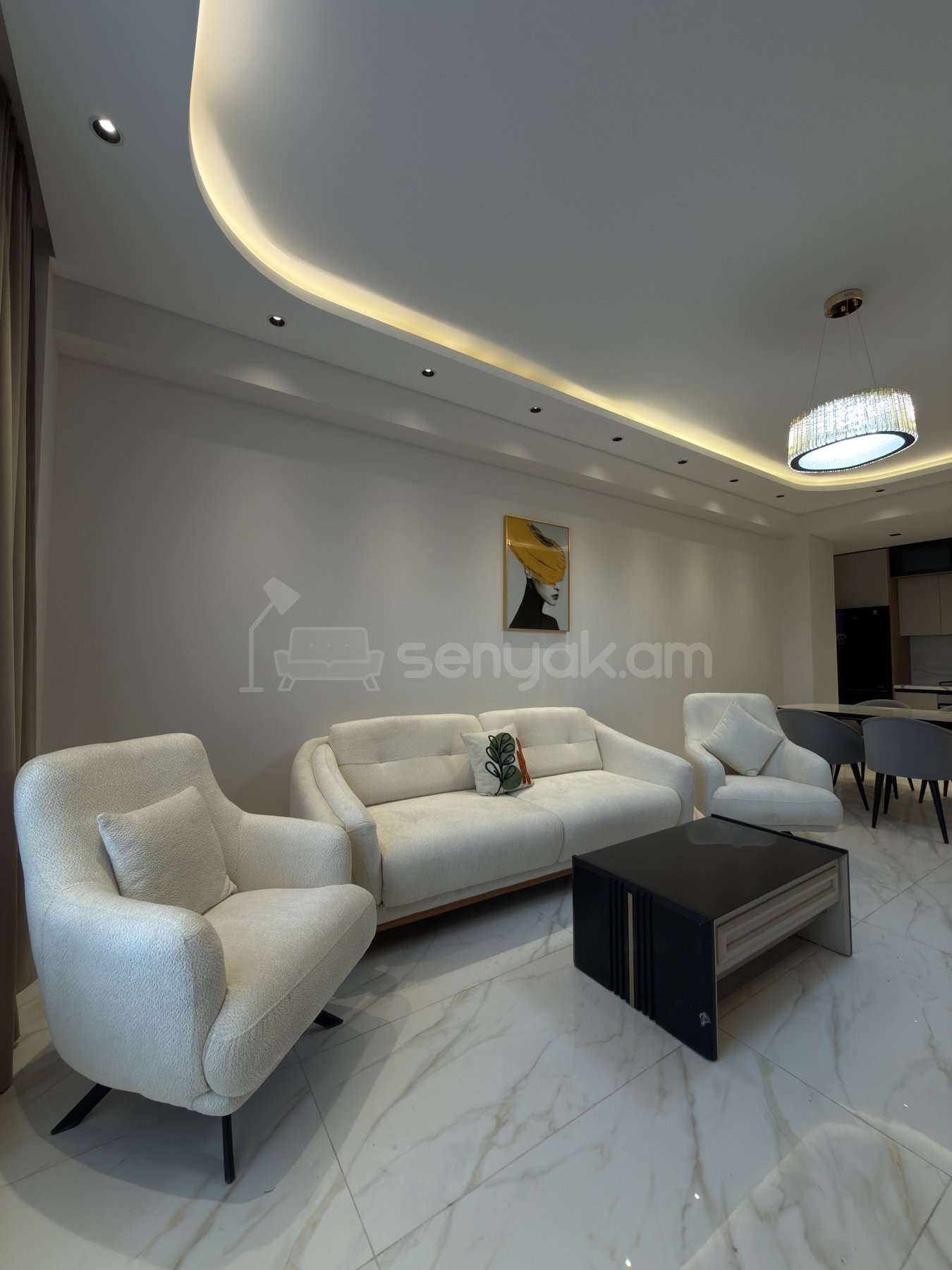 2 Սենյականոց Բնակարան Նորակառույցում, 65քմ, 4/18 հարկ, Դիզայներական Վերանորոգված