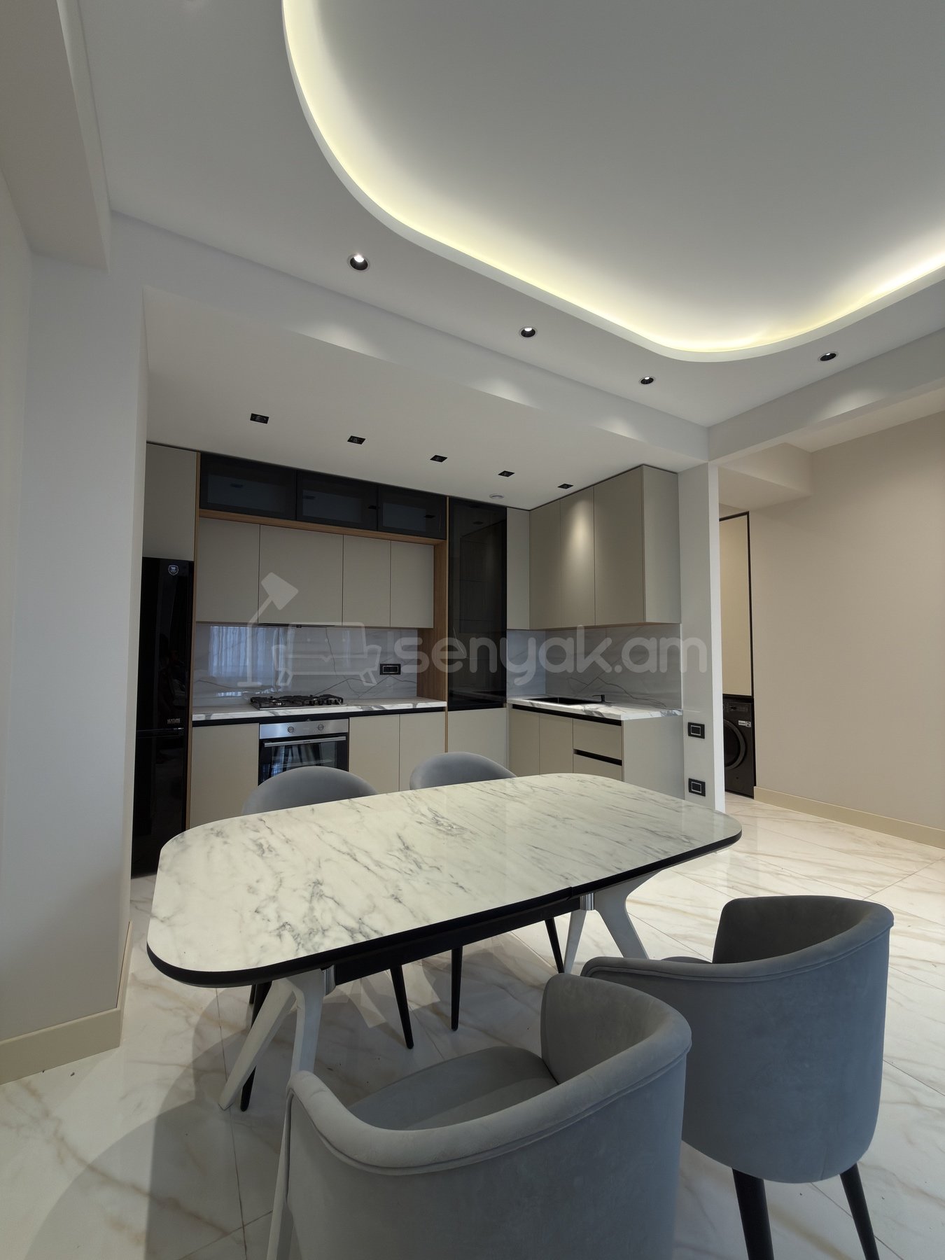 2 Սենյականոց Բնակարան Նորակառույցում, 65քմ, 4/18 հարկ, Դիզայներական Վերանորոգված