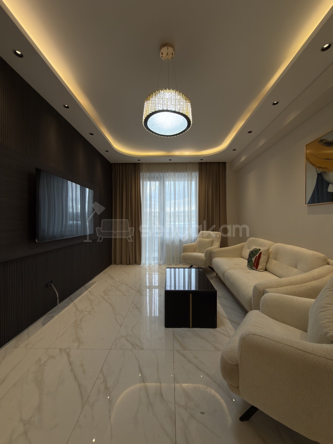 2 Սենյականոց Բնակարան Նորակառույցում, 65քմ, 4/18 հարկ, Դիզայներական Վերանորոգված