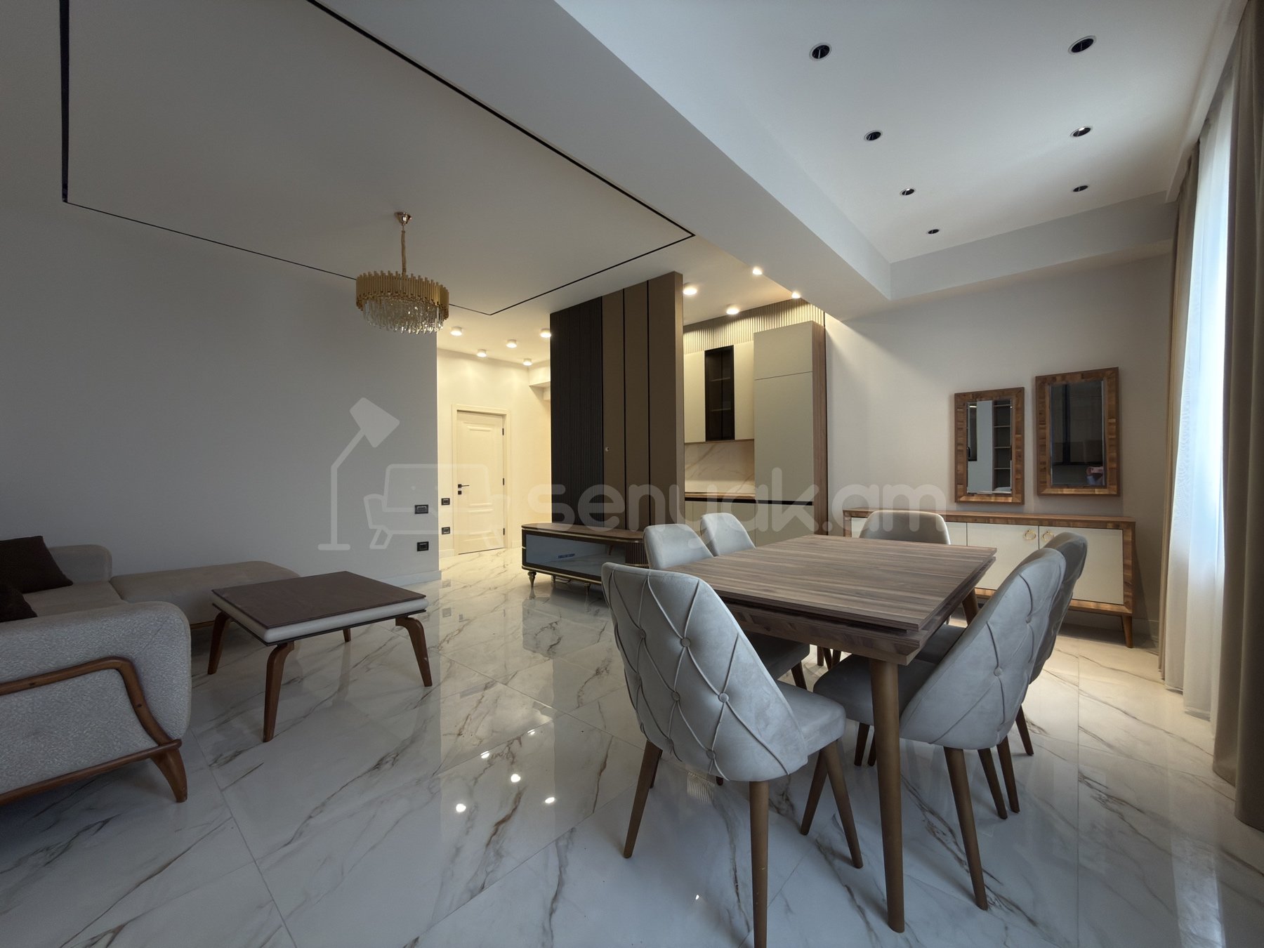 2 Սենյականոց Բնակարան Նորակառույցում, 74քմ, 4/18 հարկ, Դիզայներական Վերանորոգված