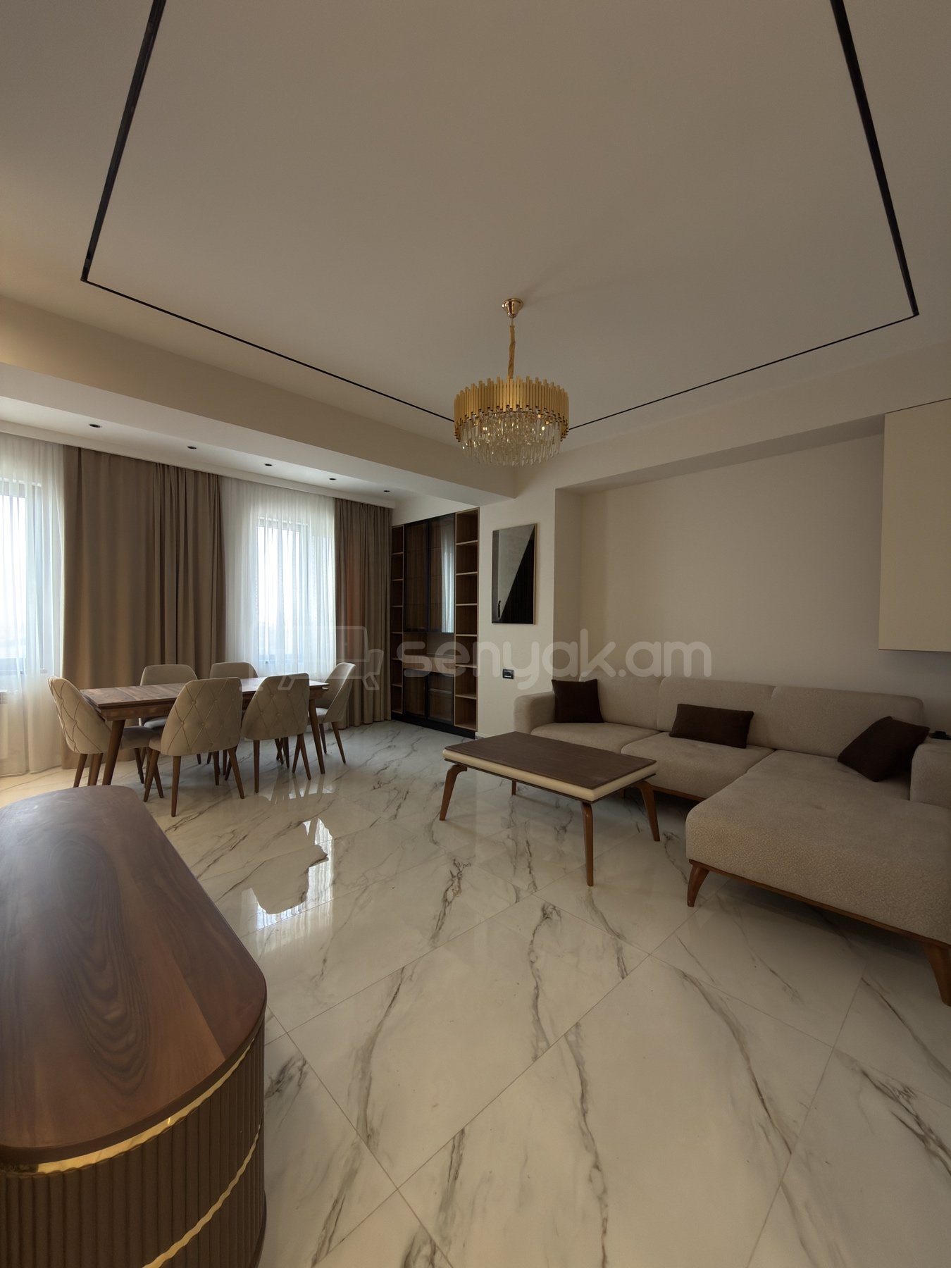 2 Սենյականոց Բնակարան Նորակառույցում, 74քմ, 4/18 հարկ, Դիզայներական Վերանորոգված