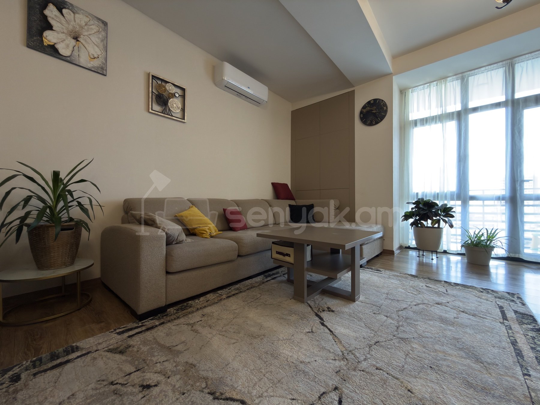 3 Սենյականոց Բնակարան Նորակառույցում, 86քմ, 8/9 հարկ, Դիզայներական Վերանորոգված