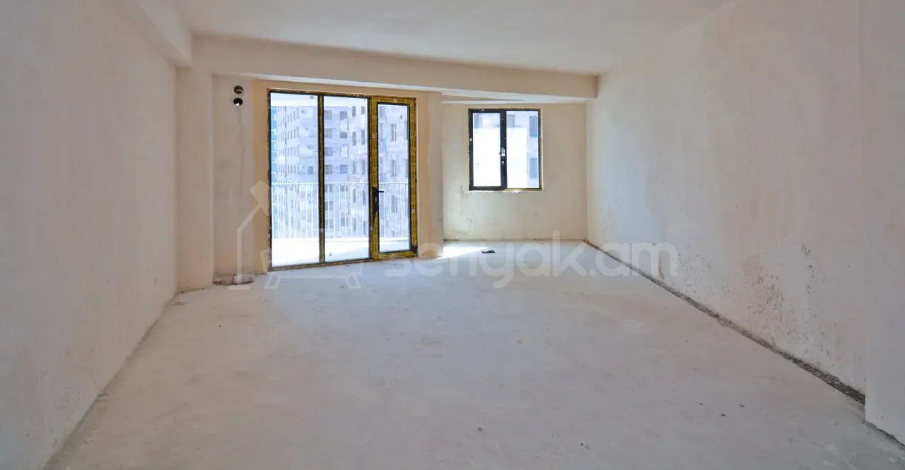 3 Սենյականոց Բնակարան Նորակառույցում, 111քմ, 8/19 հարկ, Զրոյական Վիճակում