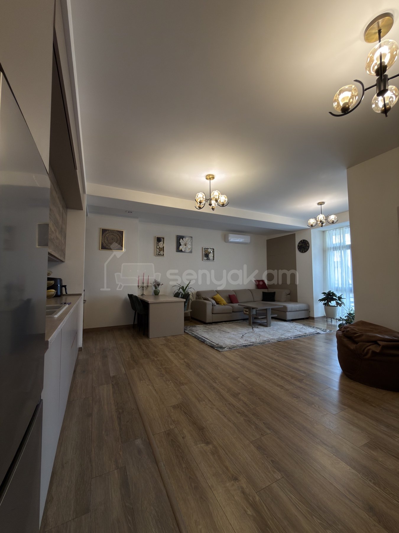 3 Սենյականոց Բնակարան Նորակառույցում, 86քմ, 8/9 հարկ, Կապիտալ Վերանորոգված