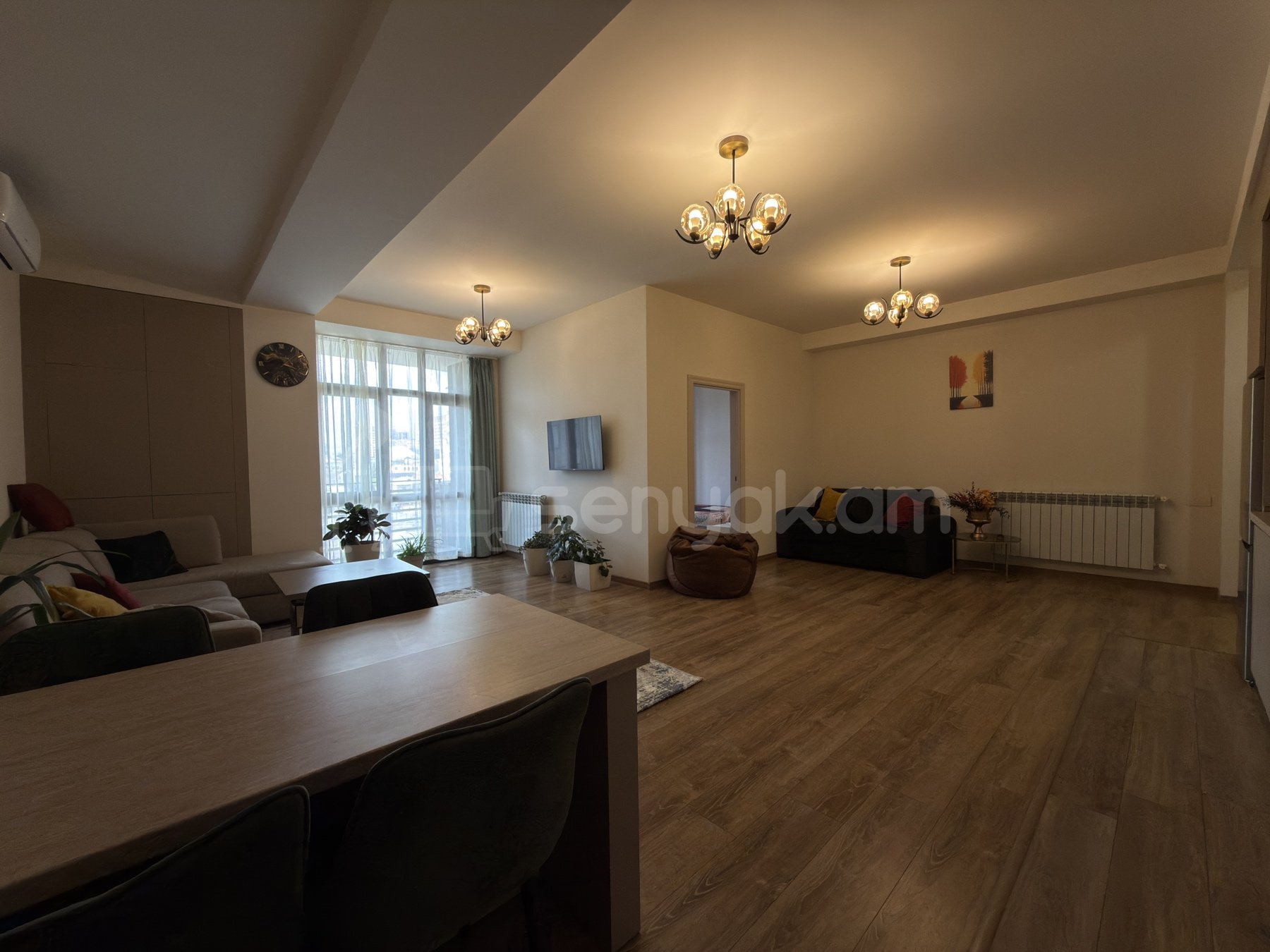 3 Սենյականոց Բնակարան Նորակառույցում, 86քմ, 8/9 հարկ, Կապիտալ Վերանորոգված